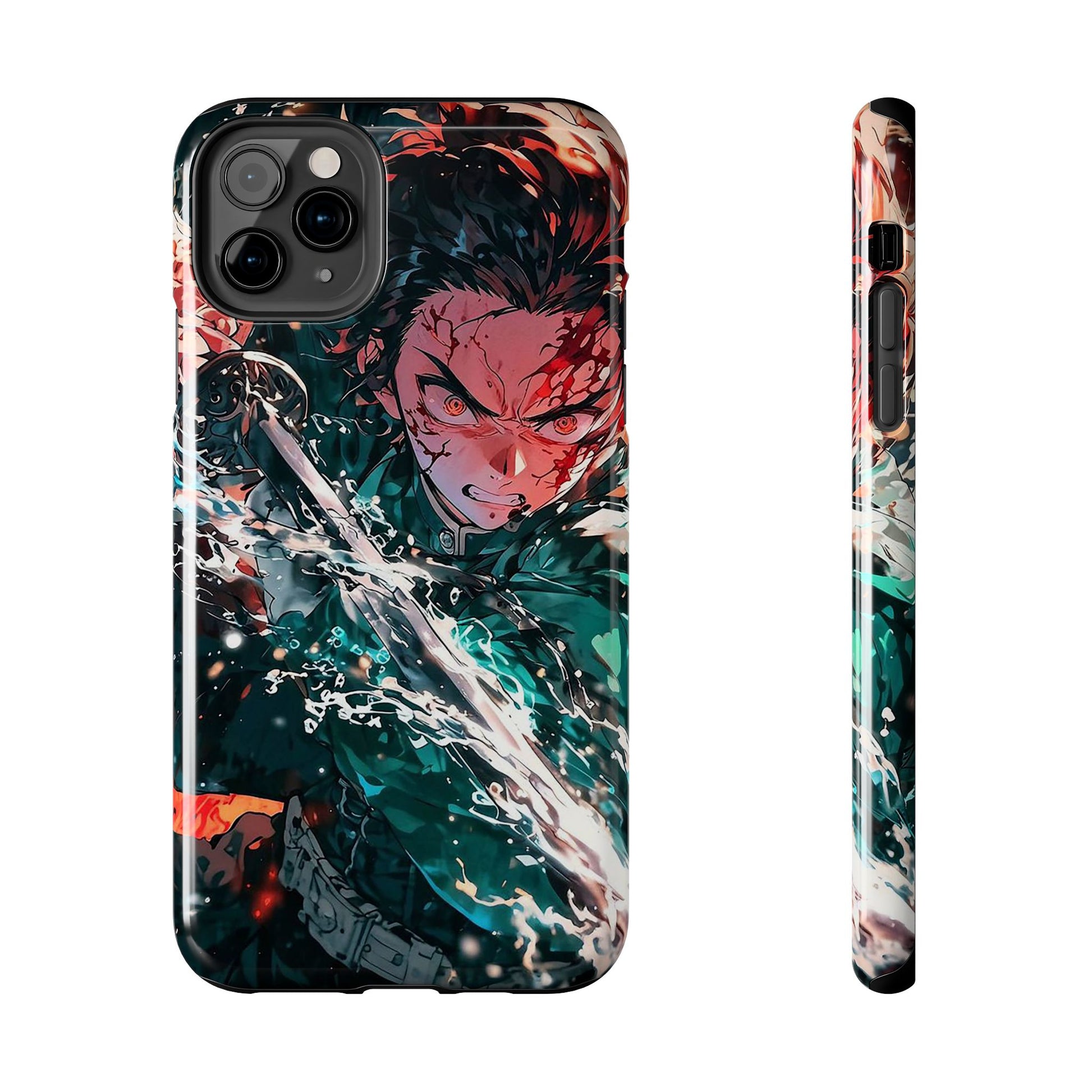 Demon Slayer Tanjiro Art Phone Case for iPhone & Samsung Galaxy Phones