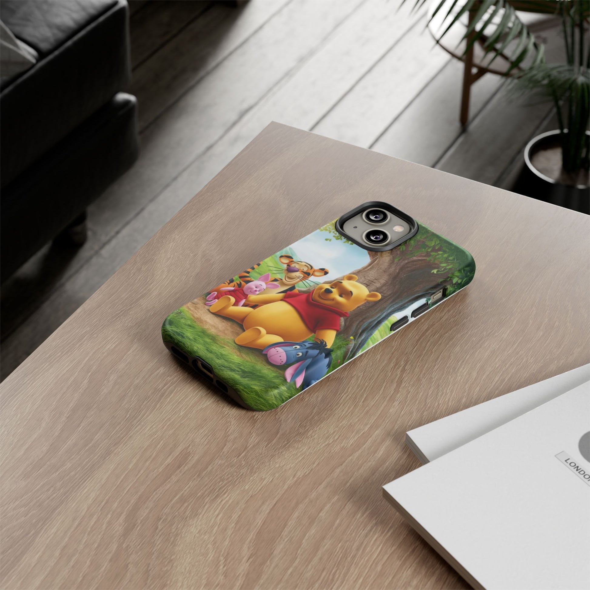 Cute Pooh Bear Phone Case, Tough Cases, Disney Phone for iPhones, Samsung, and Pixel