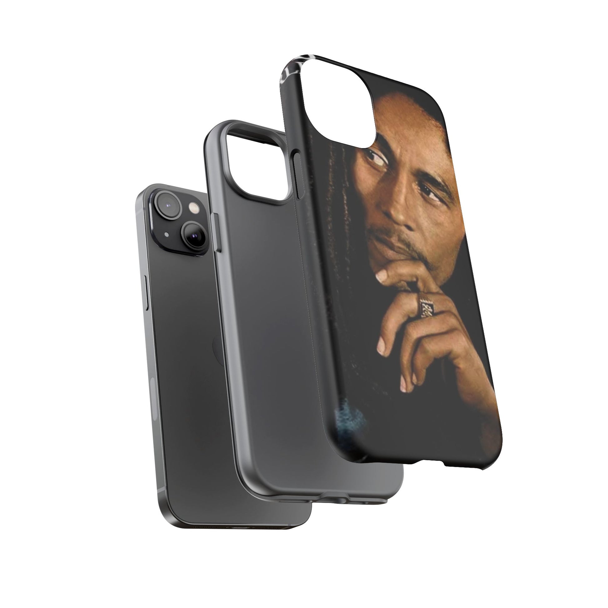 Marley Reggae Tough Cases for iPhones, Samsung, and Pixel