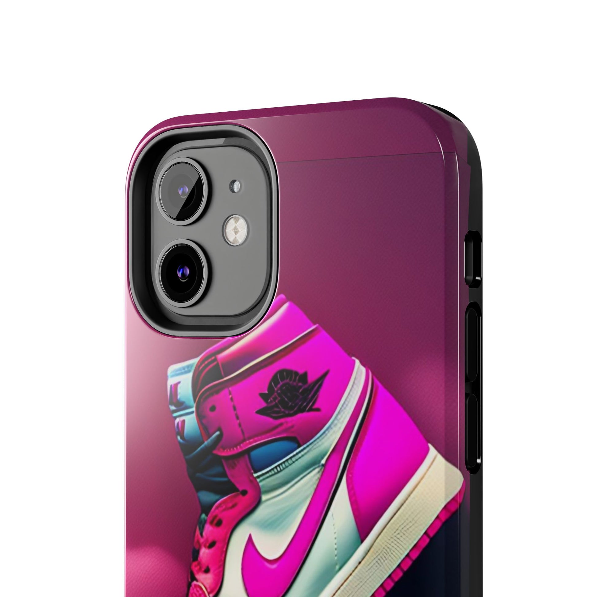 Pink Jordan Sneakers Phone Cases for iPhones & Samsung Phones