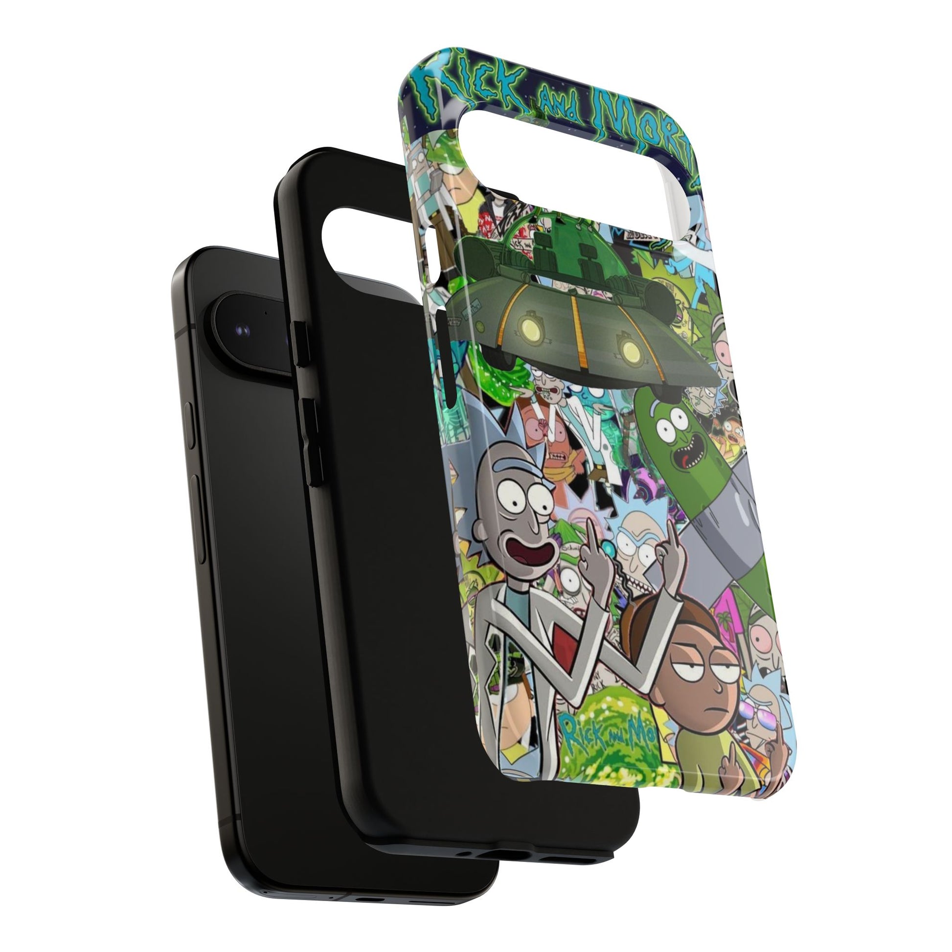 Rick and Morty Phone Case, Tough Cases for iPhones, Samsung, and Pixel