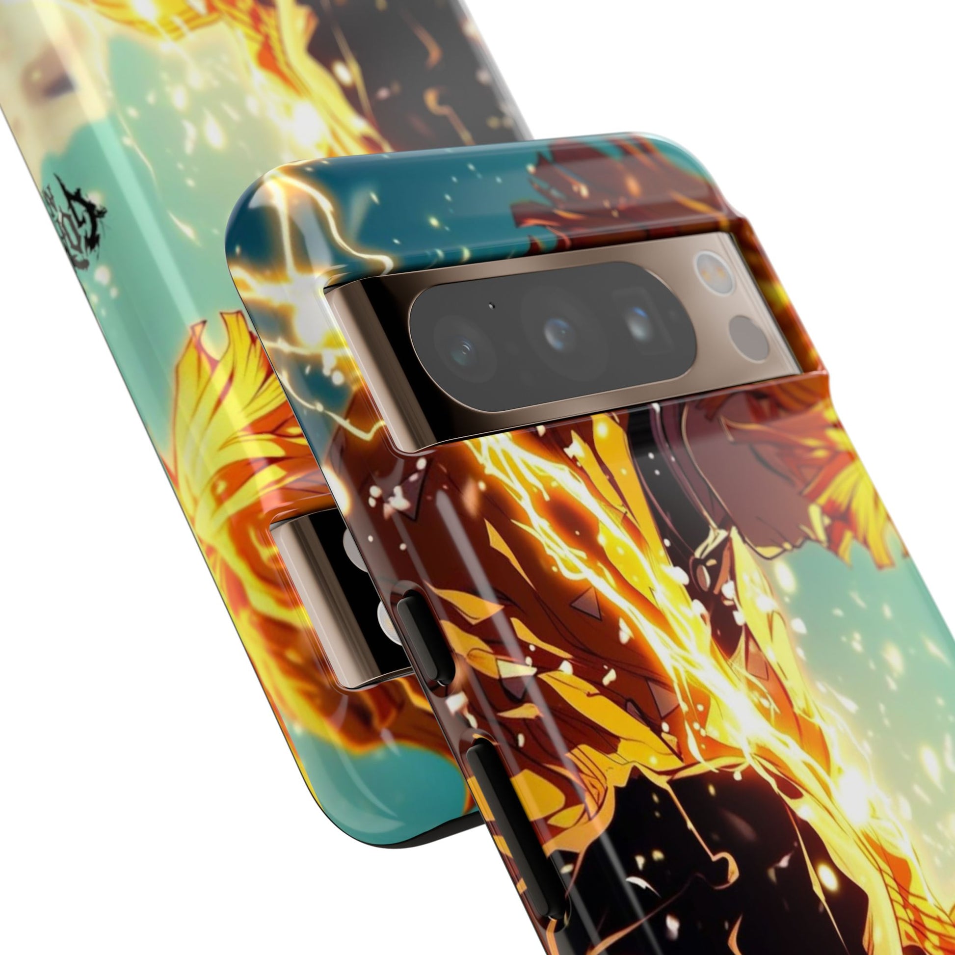 Demon Slayer Zenitsu Anime Theme Phone Case, Tough Cases for iPhones, Samsung, and Pixel