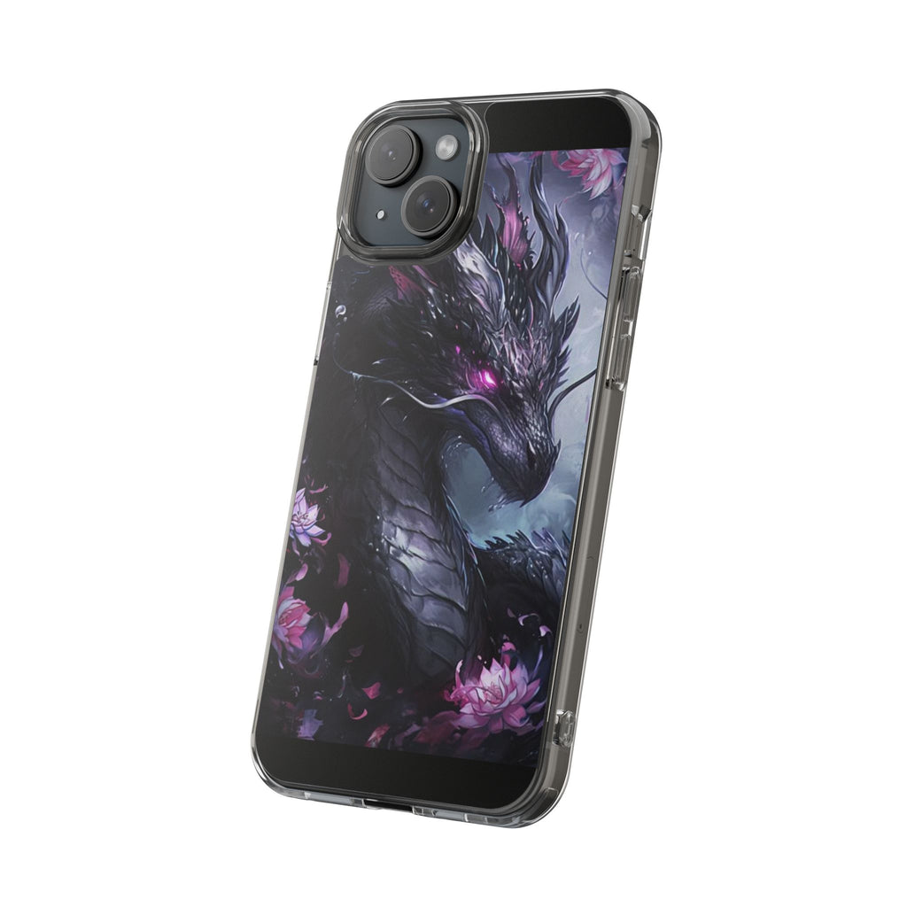 Phone Cases, Purple Dragon Design, iPhone Samsung Case, Protective Cover, Unique