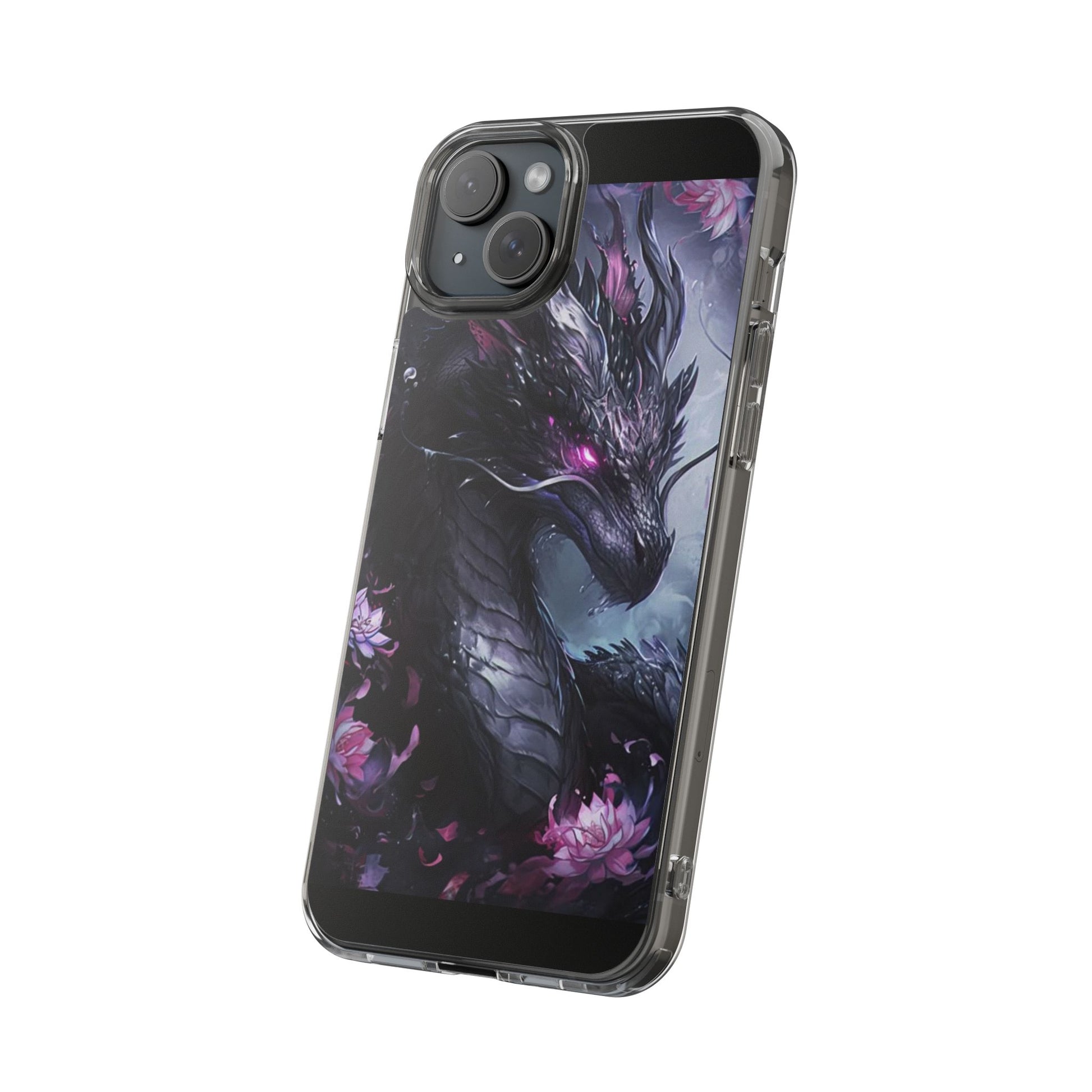 Phone Cases, Purple Dragon Design, iPhone Samsung Case, Protective Cover, Unique