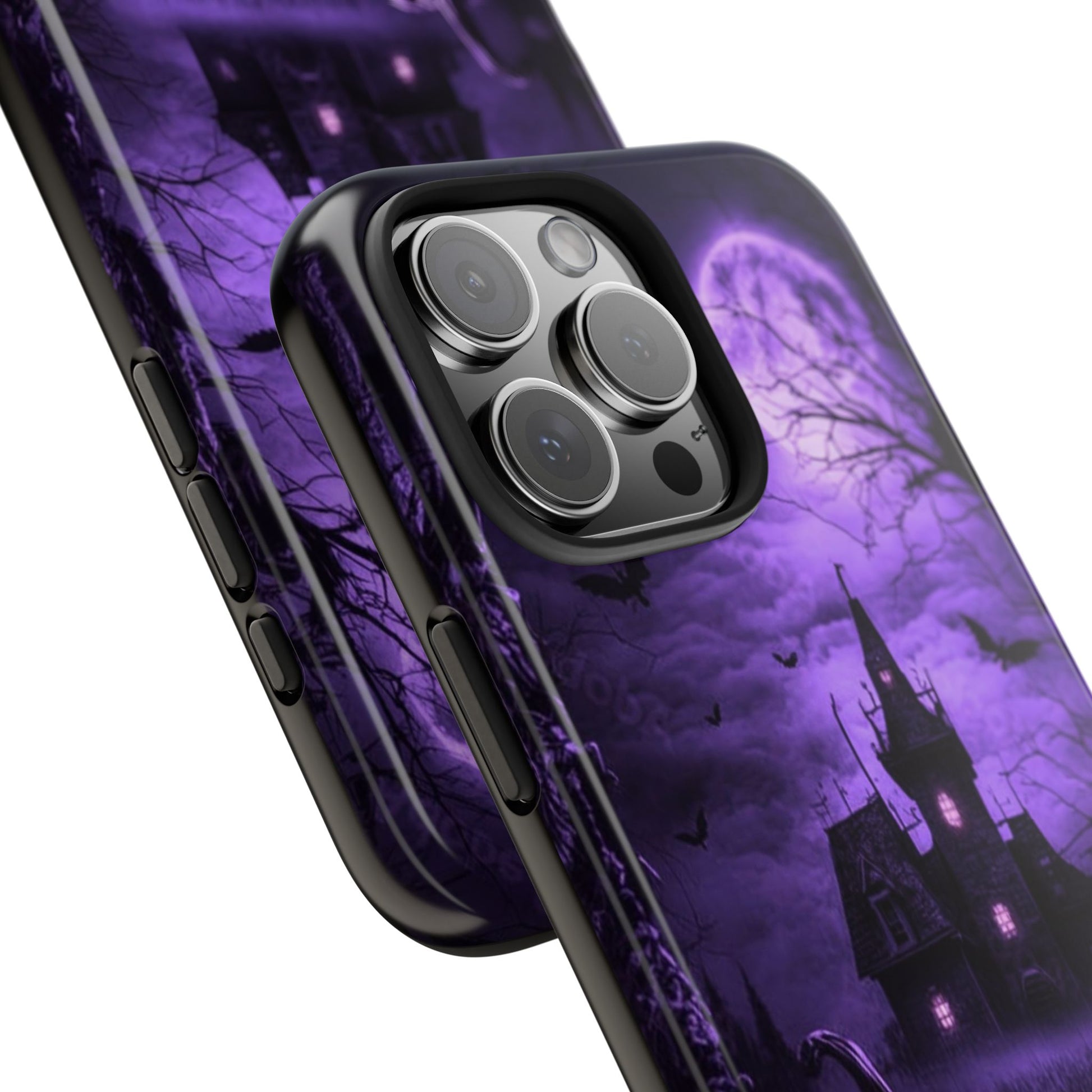 Haunted House Halloween Theme Phone Cases for iPhones & Samsung Phones