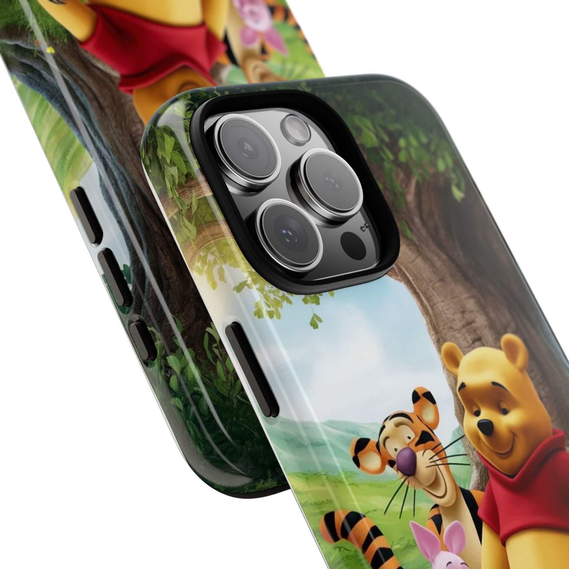 Cute Pooh Bear Phone Case, Tough Cases, Disney Phone for iPhones, Samsung, and Pixel