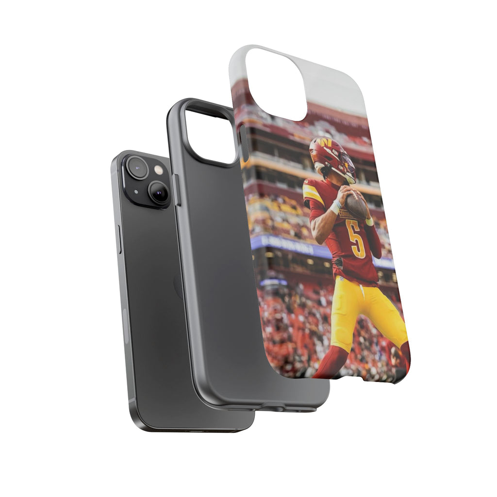 Jayden Daniels Washington Football Tough Cases for iPhones, Samsung, and Pixel