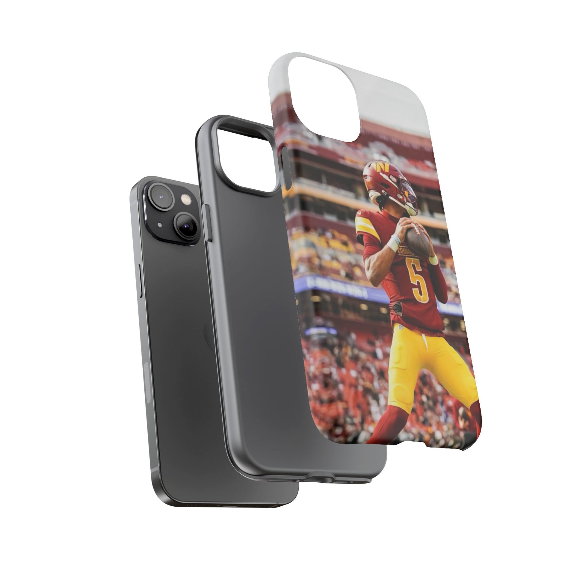 Jayden Daniels Washington Football Tough Cases for iPhones, Samsung, and Pixel
