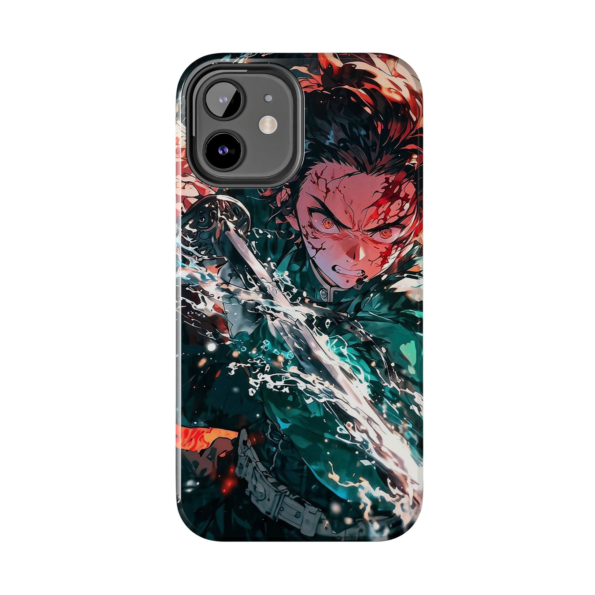 Demon Slayer Tanjiro Art Phone Case for iPhone & Samsung Galaxy Phones