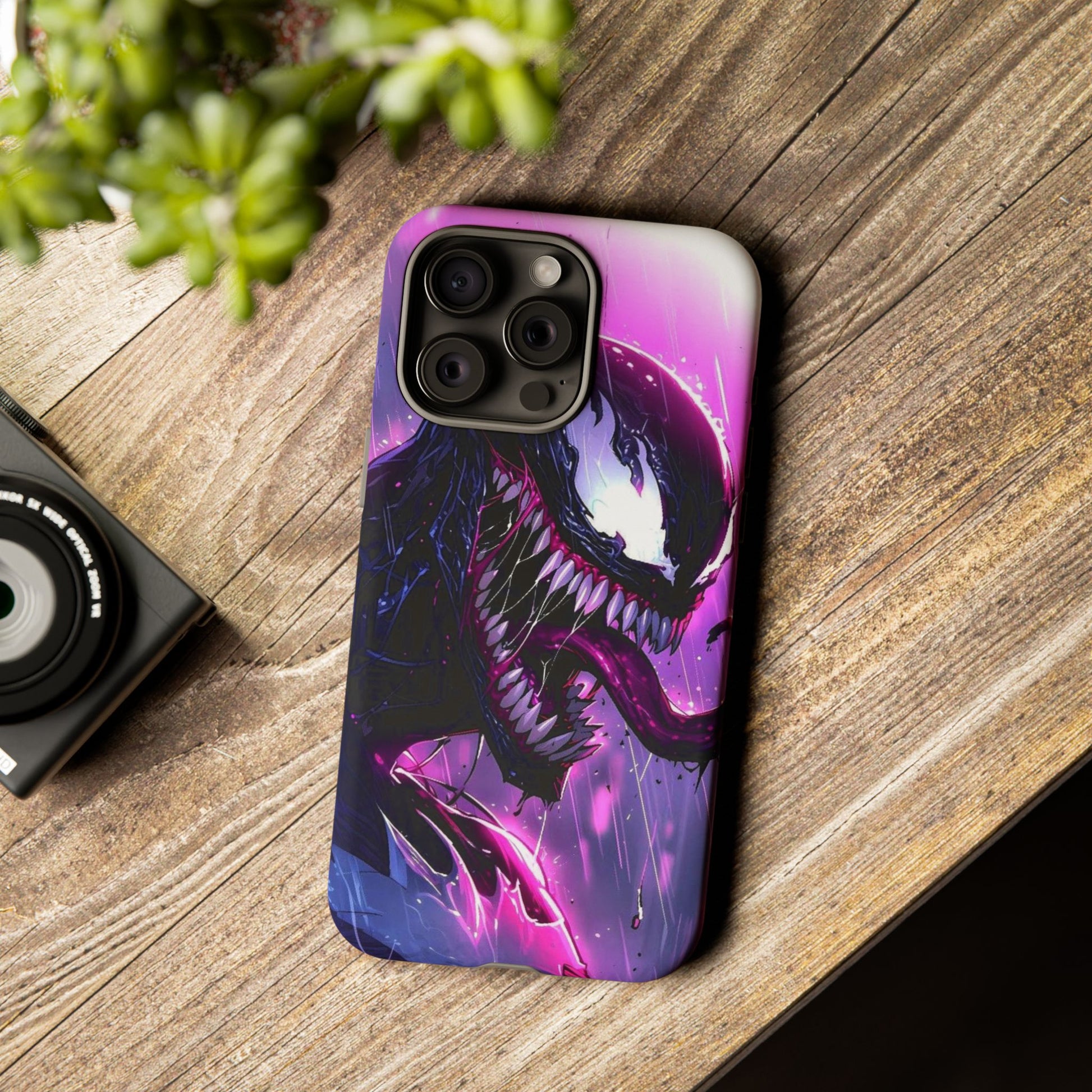 Marvel's Venom Phone Case, Tough Cases, Marvel Comics Phone for iPhones, Samsung, and Pixel