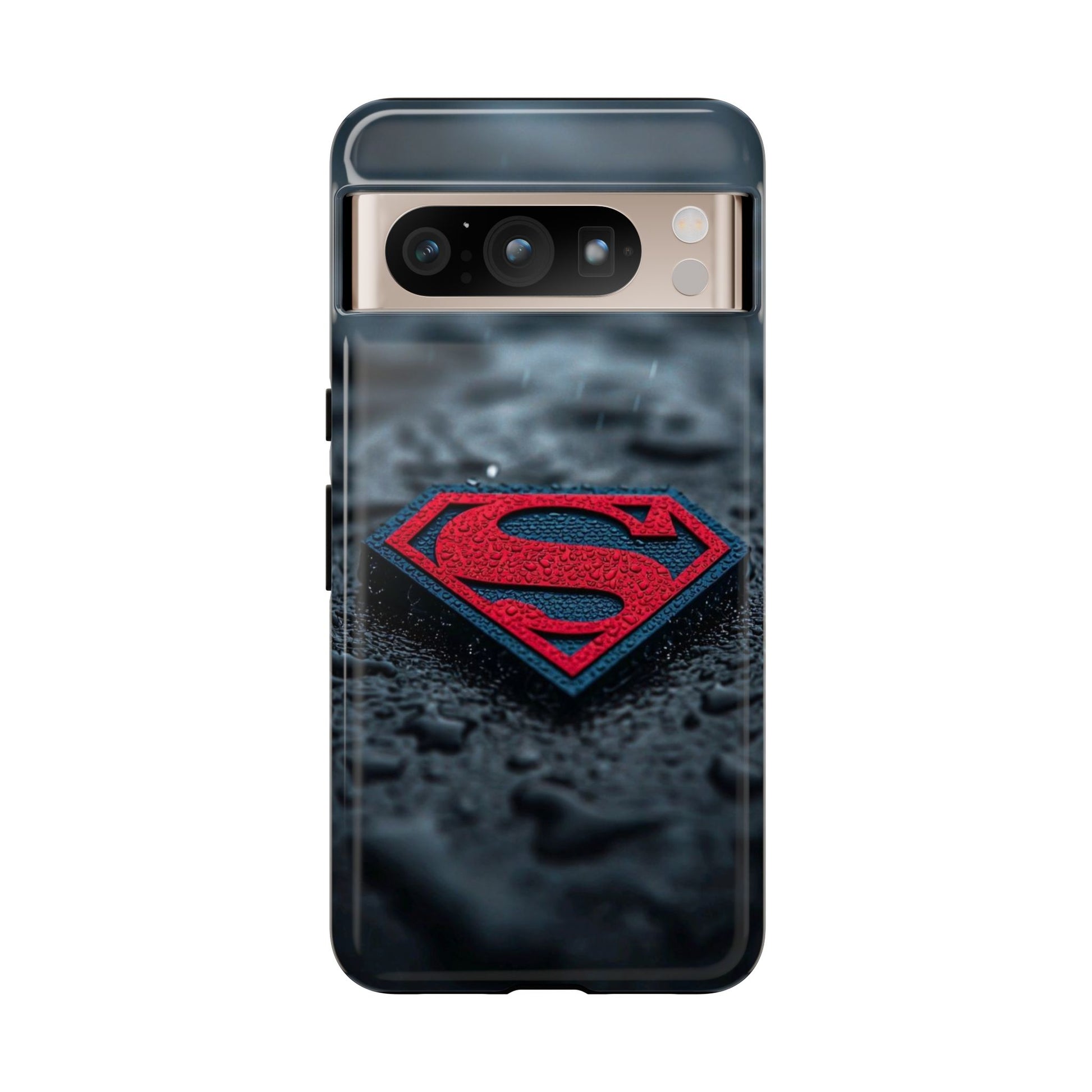 Superman Logo Tough Cases for iPhones, Samsung, and Pixel