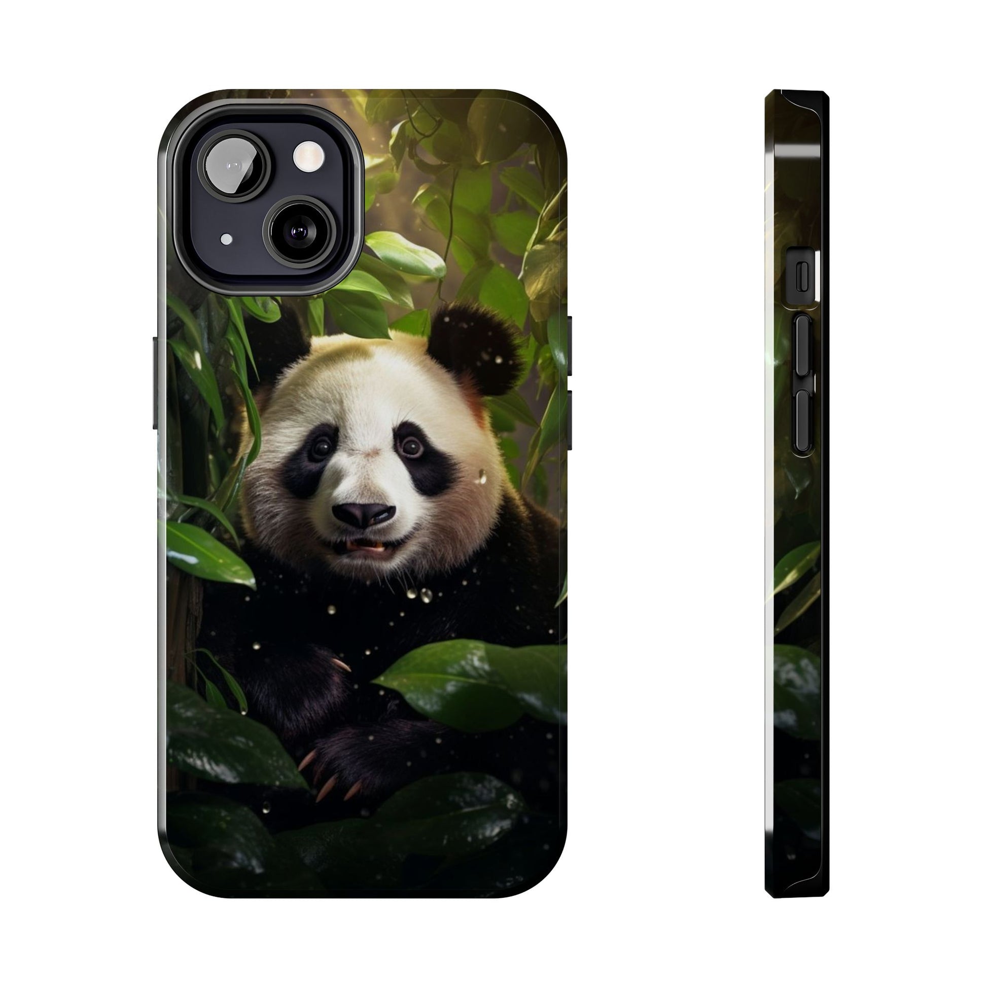 Smiling Panda Theme Phone Cases for iPhones & Samsung Phones