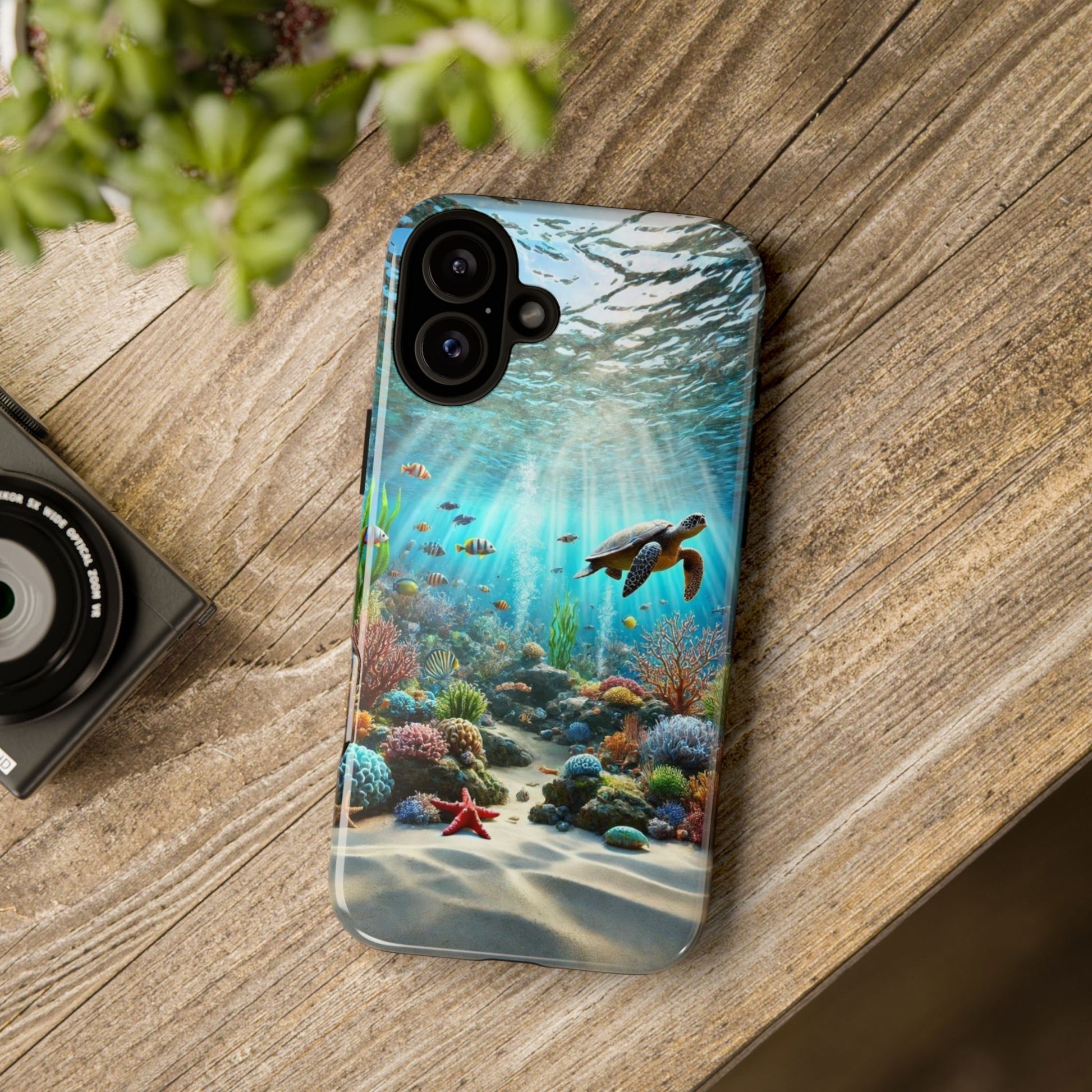 Under Sea Landscape Tough Cases for iPhones, Samsung, and Pixel