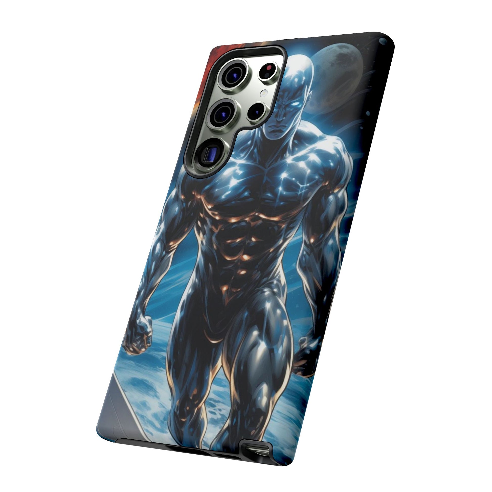 The Silver Surfer Comic Art Phone Case, Tough Cases for iPhones, Samsung, and Pixel