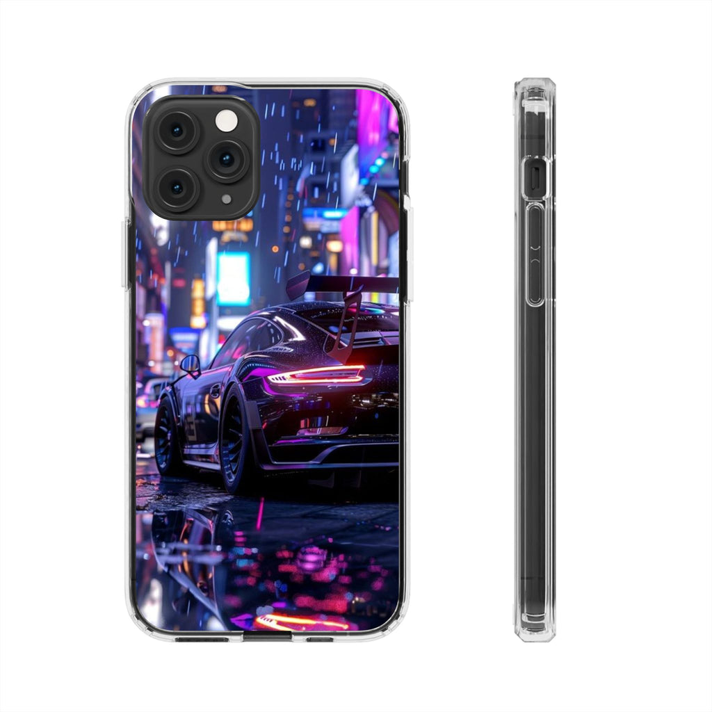 Beautiful Porsche in City Art Iphone, Samsung case