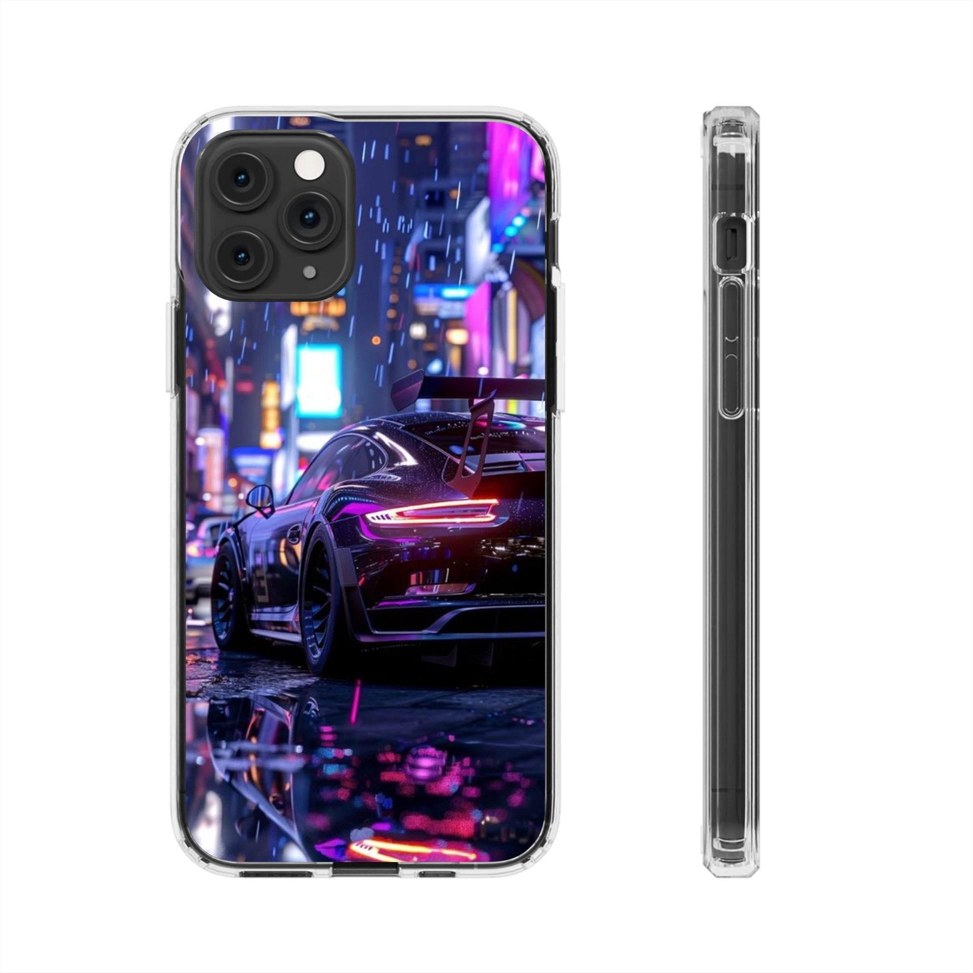 Beautiful Porsche in City Art Iphone, Samsung case