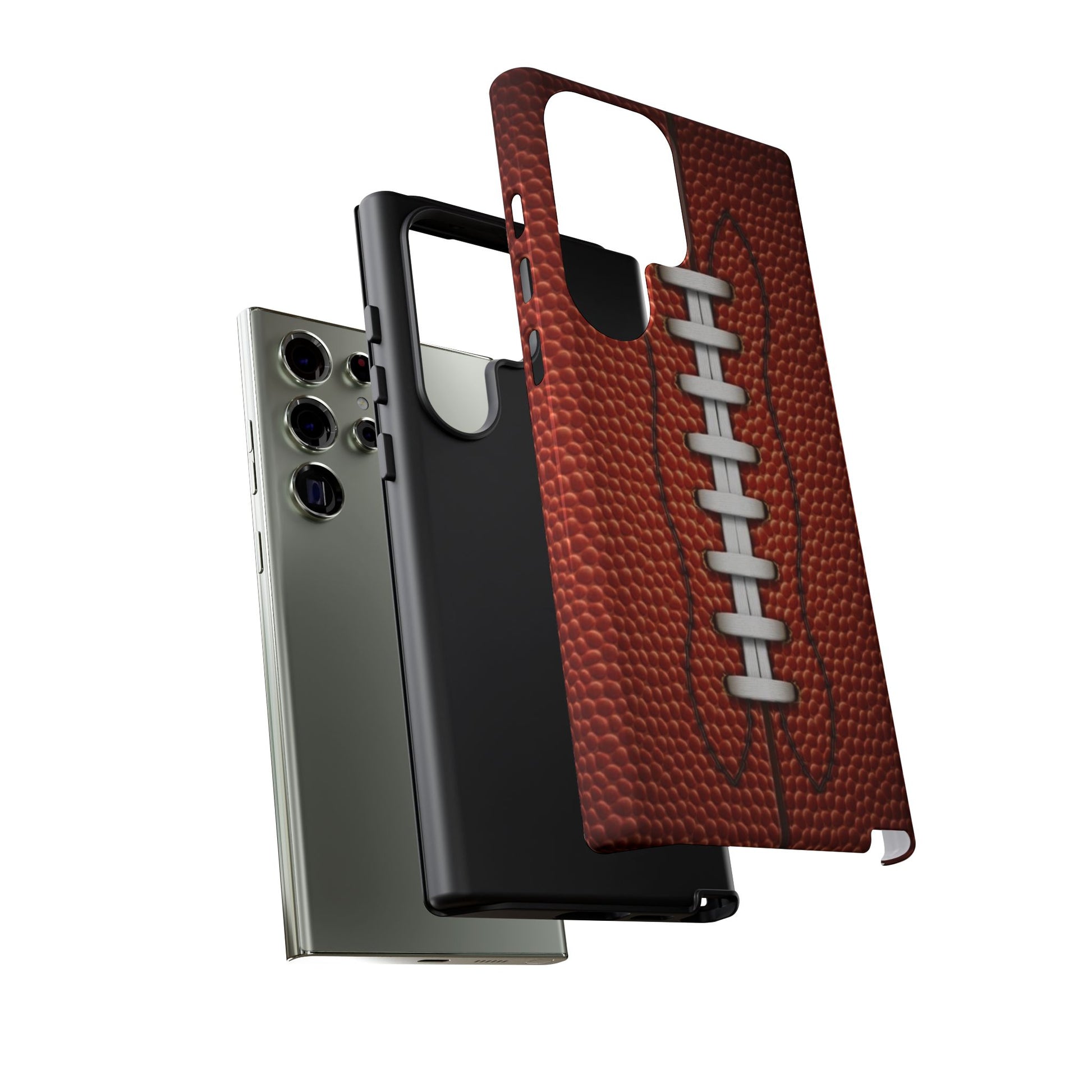 Football Pigskin Print Tough Cases for iPhones, Samsung, and Pixel