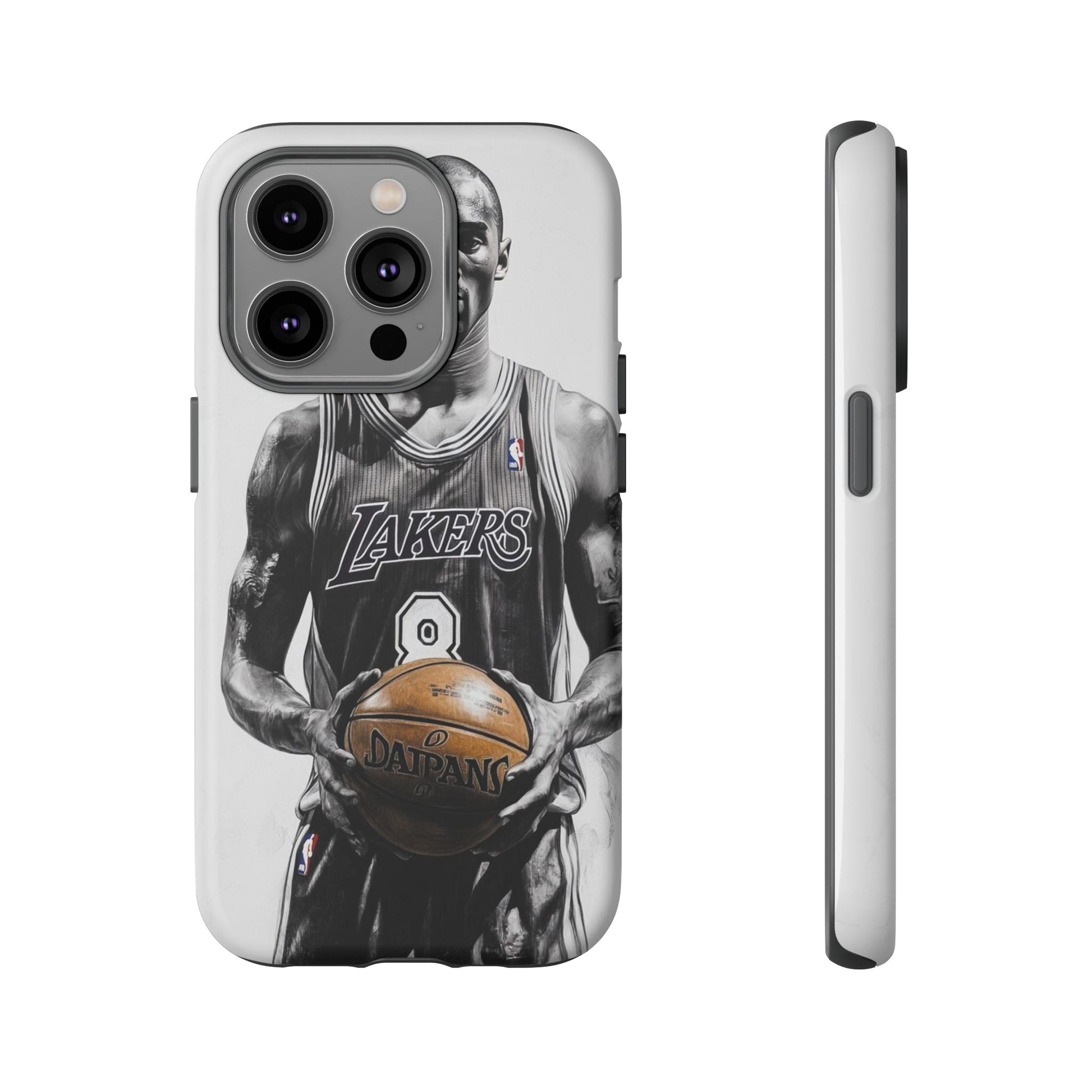Kobe Basketball Art Tough Cases for iPhones, Samsung, and Pixel