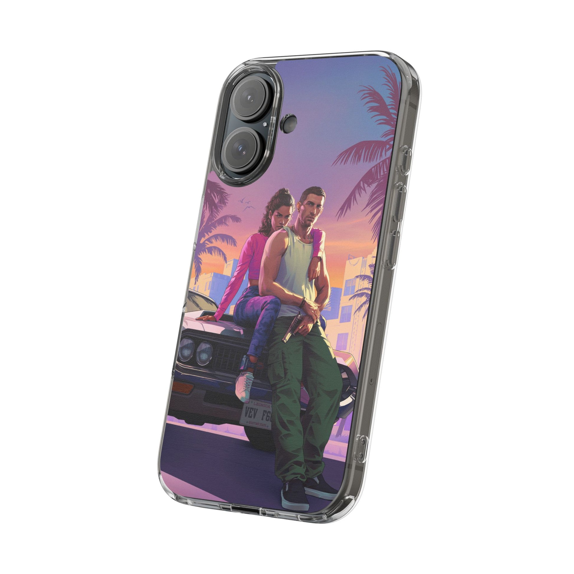 Grand Theft Game inspired Protective Iphone and Samsung case