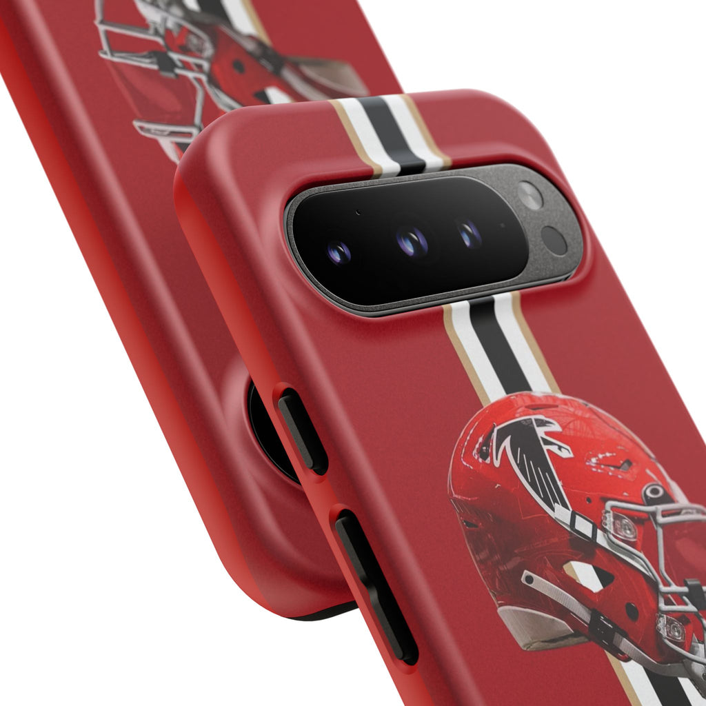 Atlanta Falcons Football Helmet Logo Tough Cases for iPhones, Samsung, and Pixel
