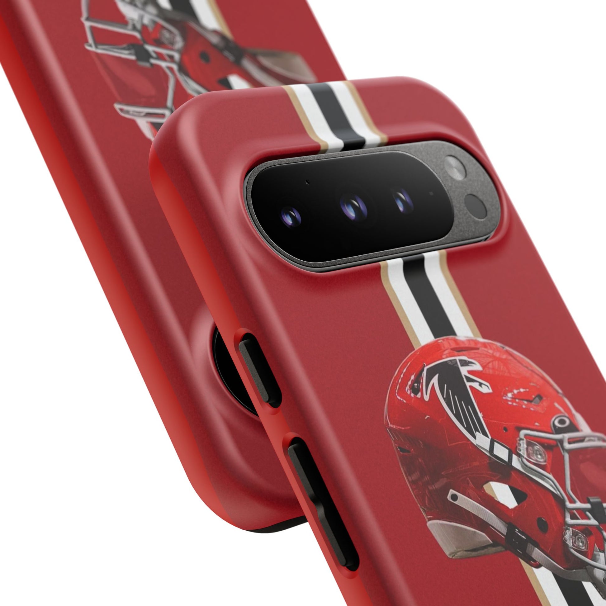 Atlanta Falcons Football Helmet Logo Tough Cases for iPhones, Samsung, and Pixel