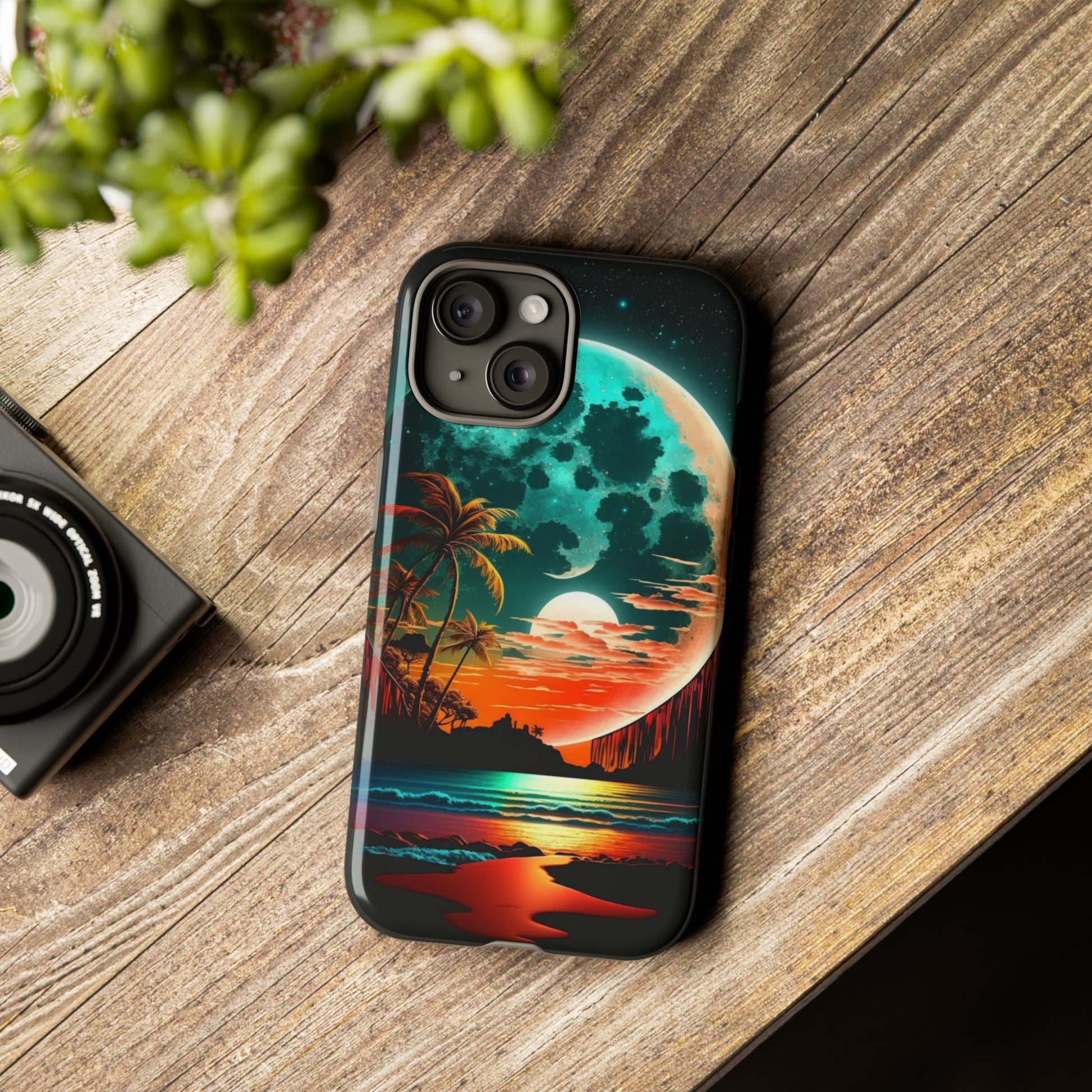 Fantasy Beach Sunset Landscape Phone Case for iPhone, Samsung Galaxy, & Pixel Phones