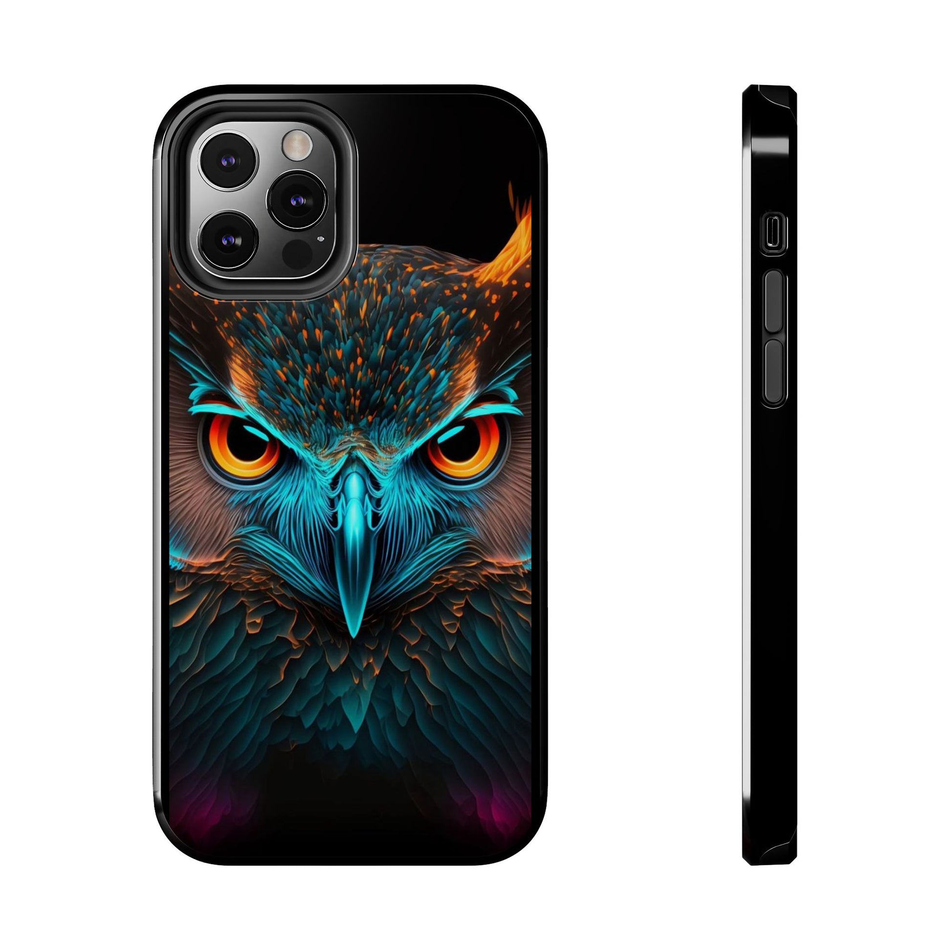 Neon Owl Theme Phone Cases for iPhones & Samsung Phones