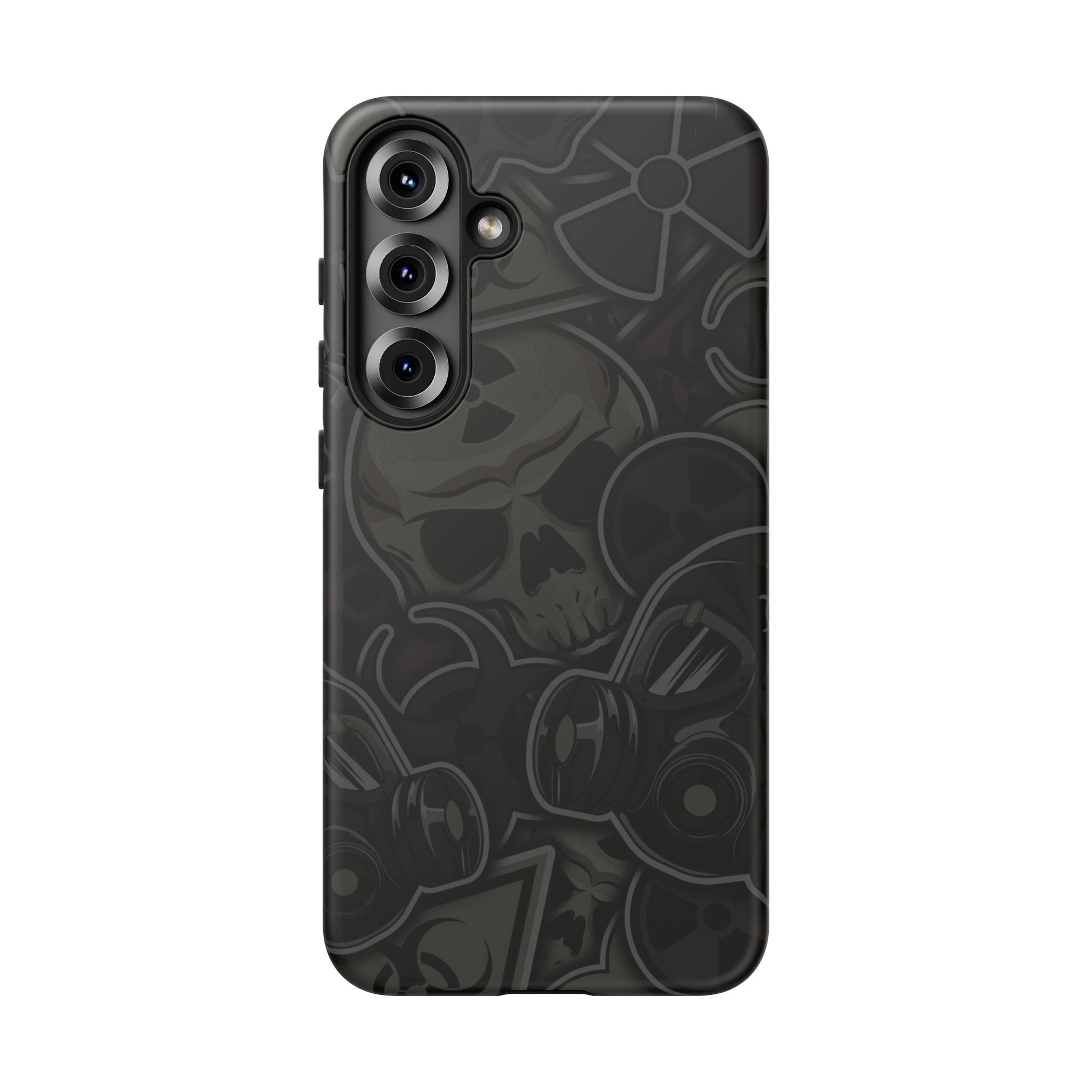Tough Cases Phone Case, Edgy Skull Design Phone Cover, Gothic Cell Phone Shell