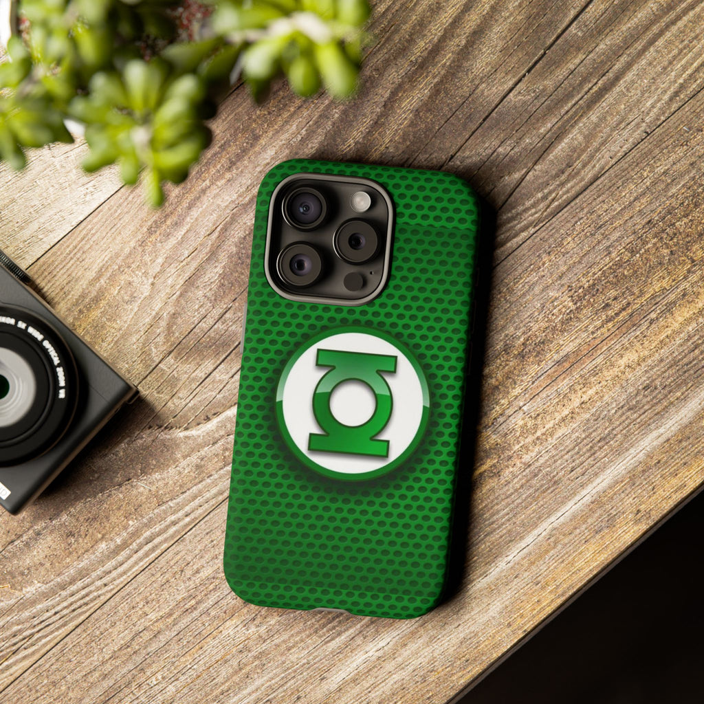 Green Lantern Logo Phone Case, Tough Cases, DC Case for iPhones, Samsung, and Pixel
