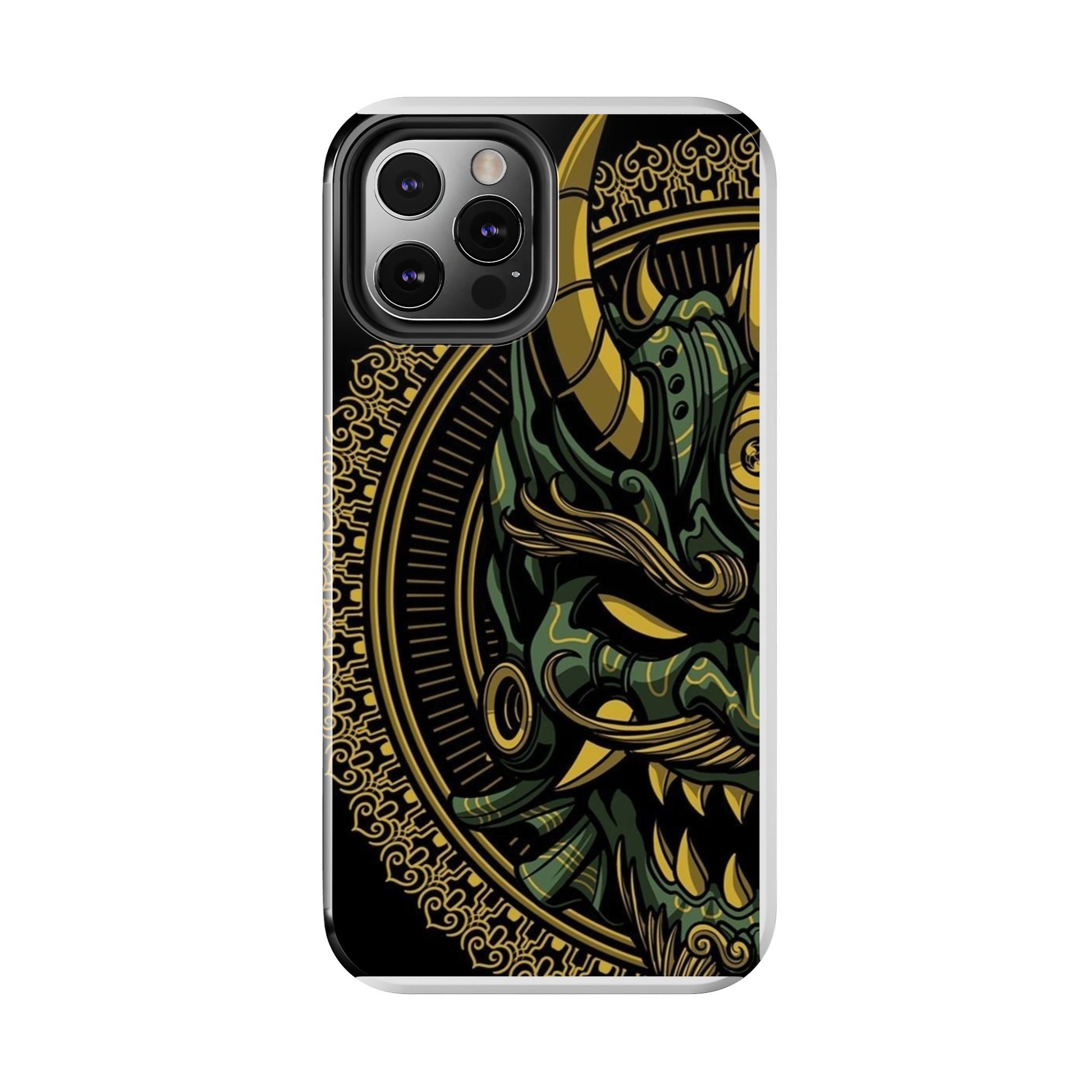 Kabuki Mask Theme Phone Cases for Iphones & Samsung Durable