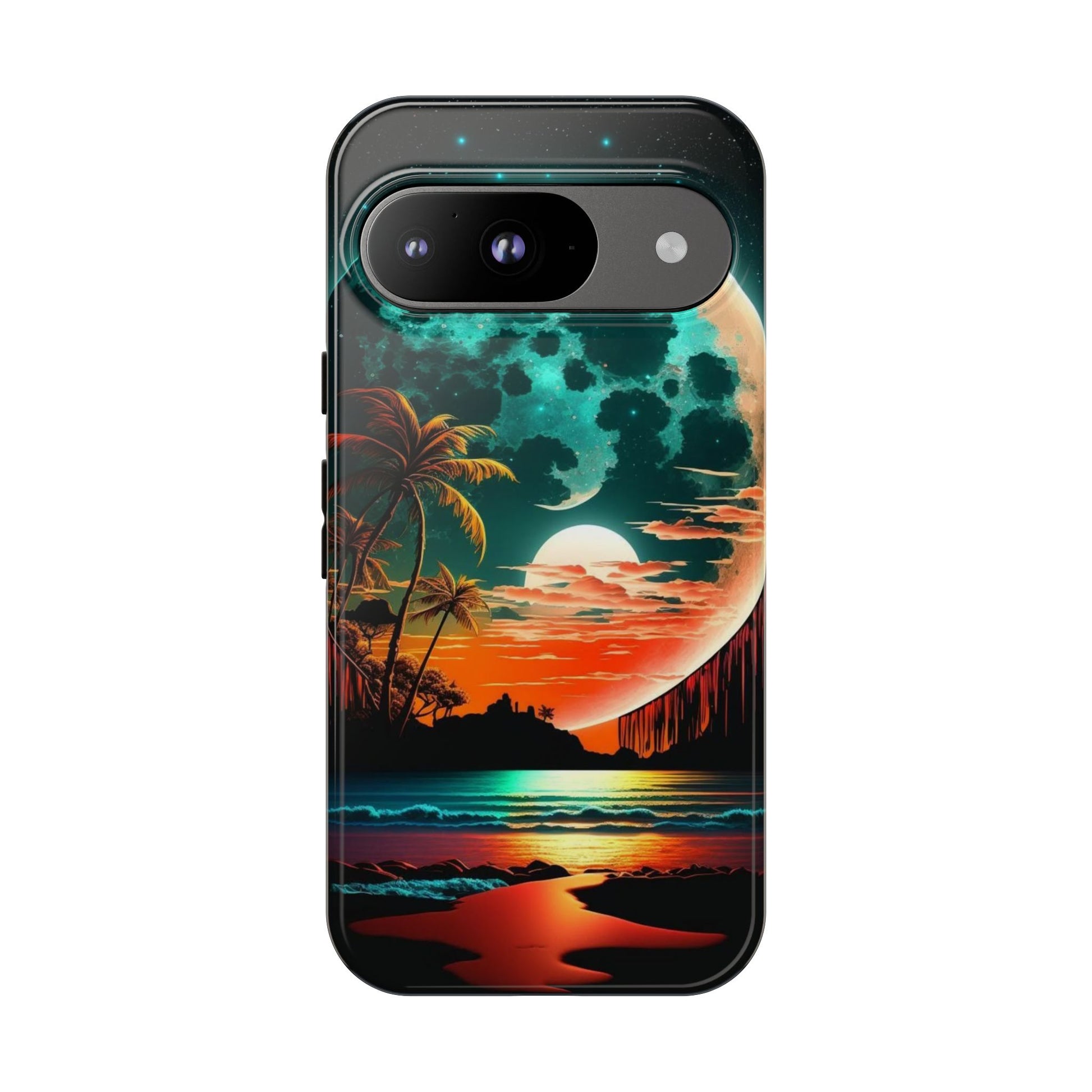 Fantasy Beach Sunset Landscape Phone Case for iPhone, Samsung Galaxy, & Pixel Phones