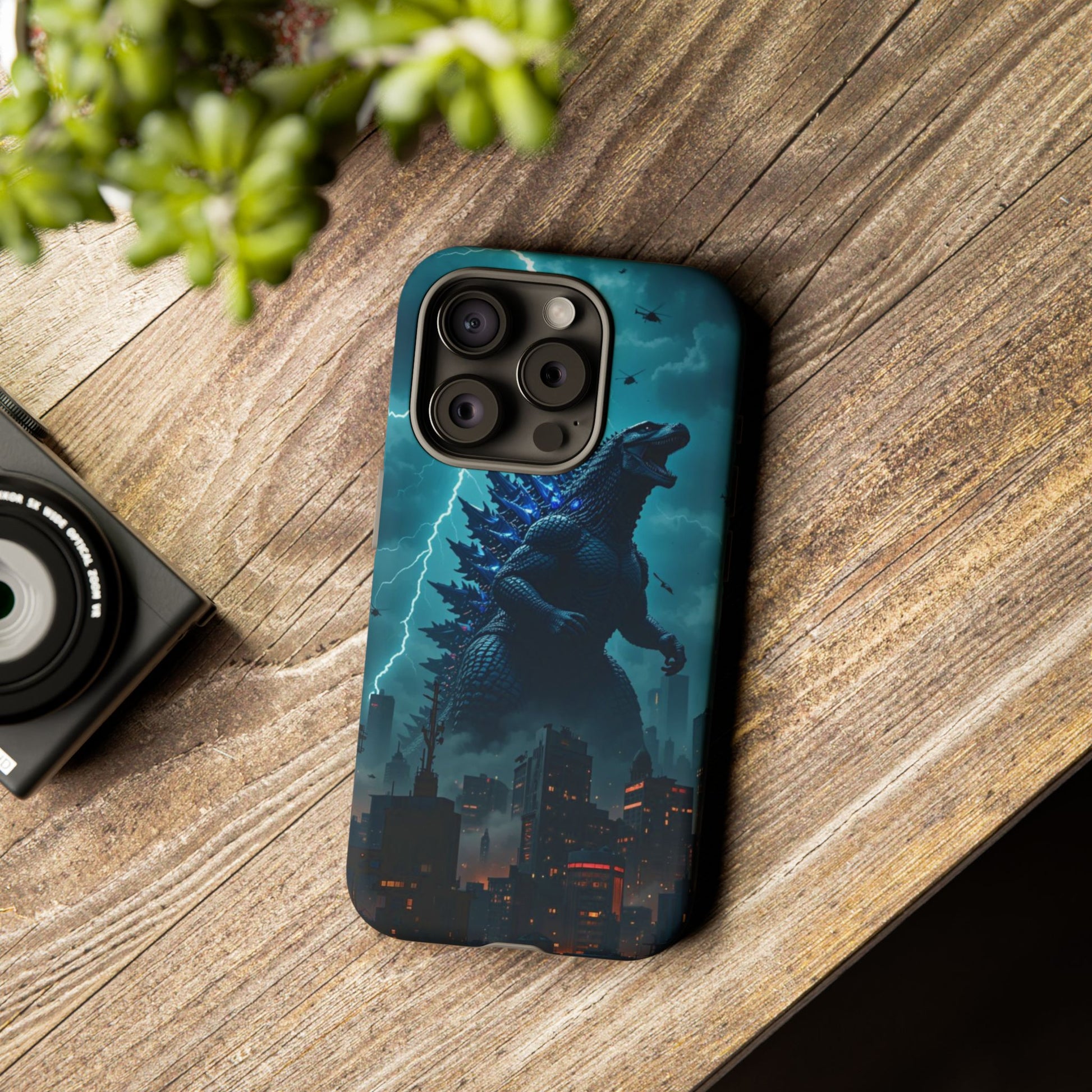Godzilla Phone Case, Tough Cases for iPhones, Samsung, and Pixel