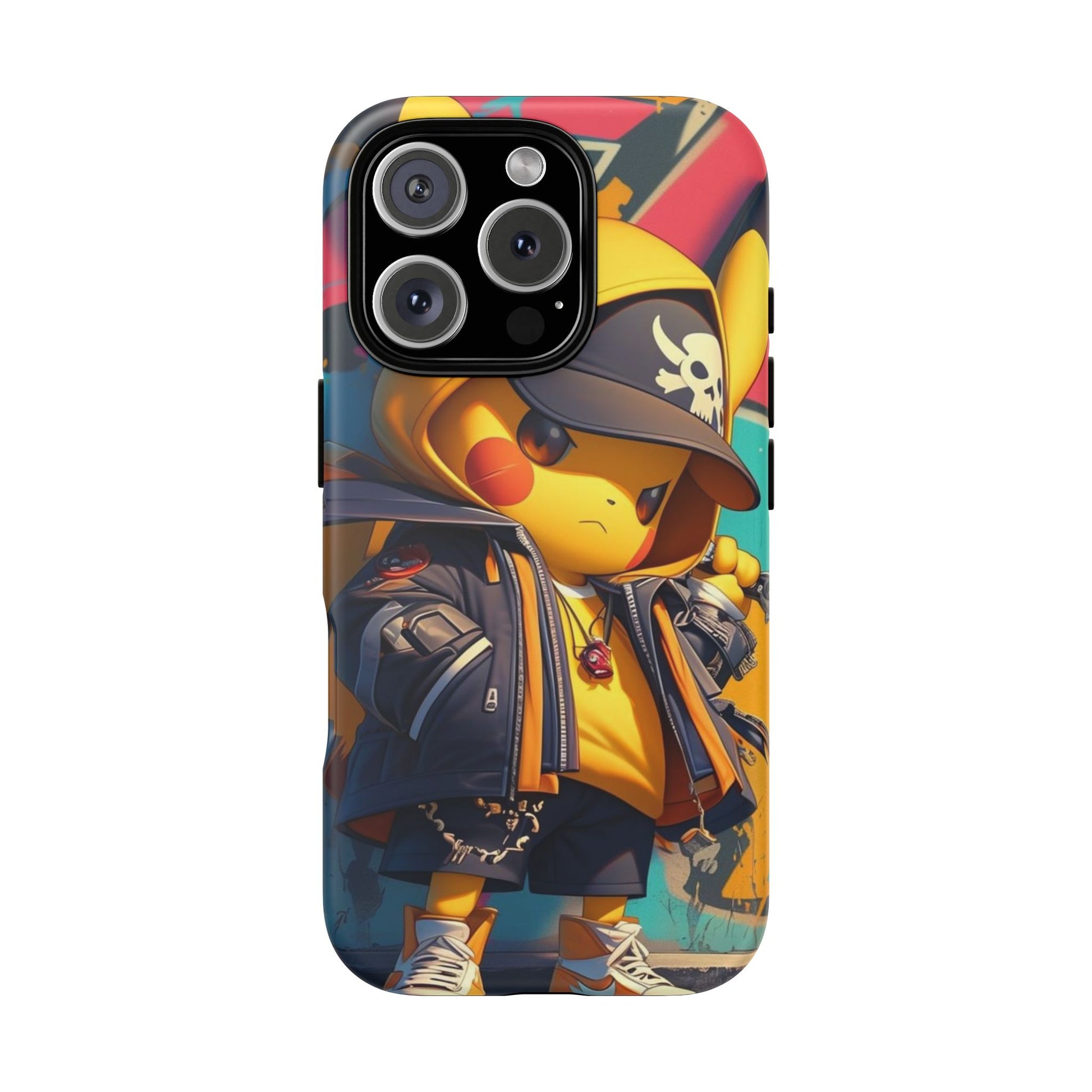 Cute Poke Bear Phone Case, Tough Cases for iPhones, Samsung, and Pixel