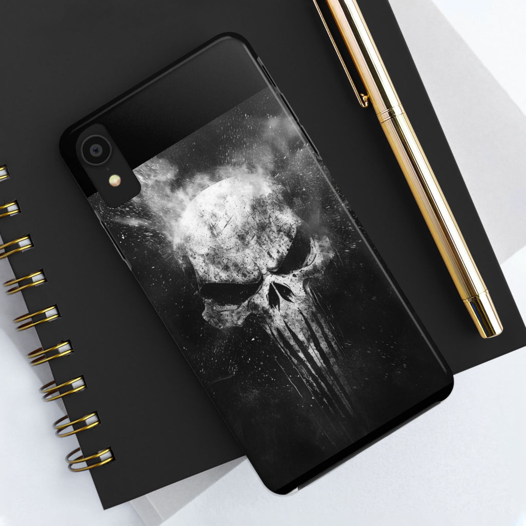 Smoking Skull Theme Phone Case for iPhone & Samsung Galaxy Phones