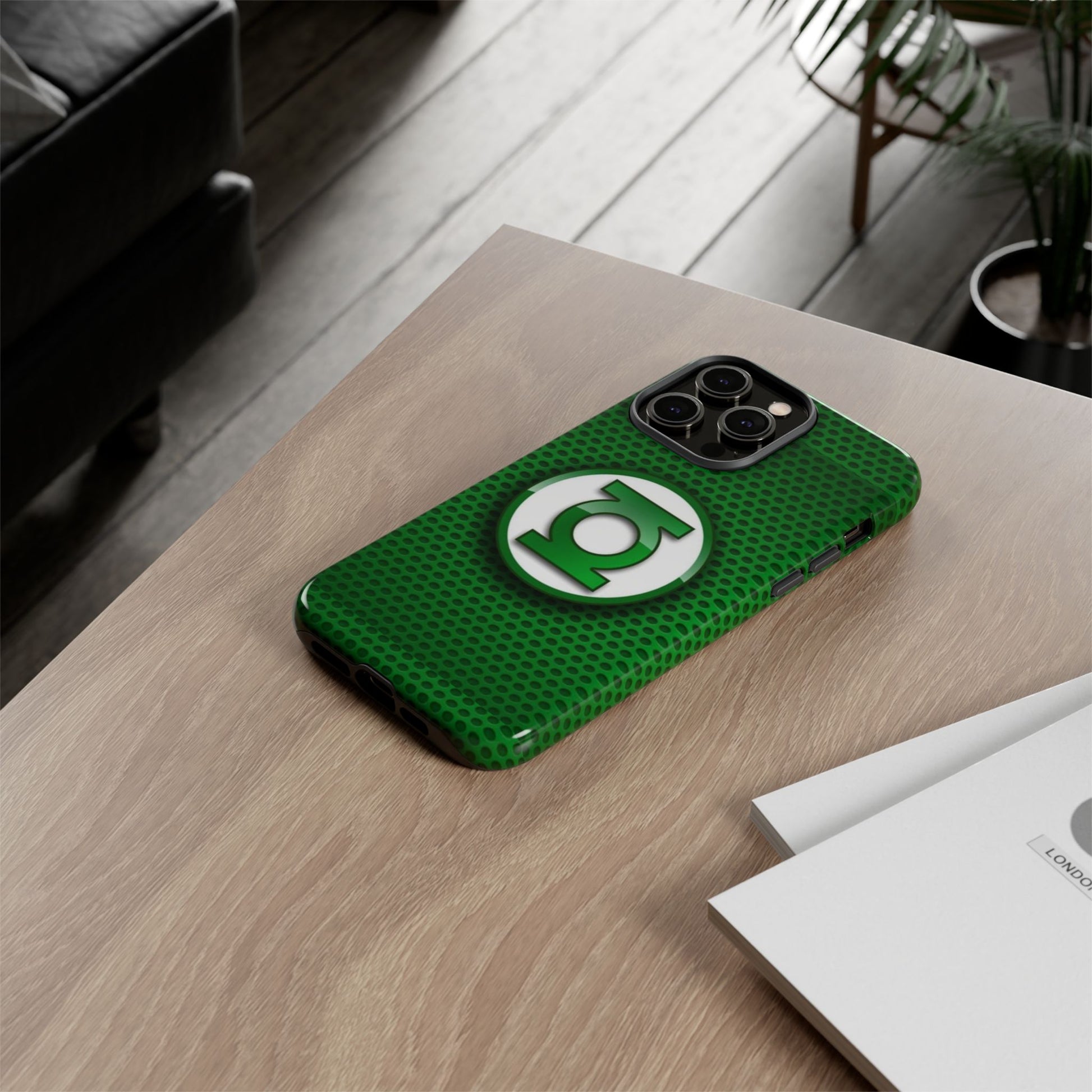 Green Lantern Logo Phone Case, Tough Cases, DC Case for iPhones, Samsung, and Pixel