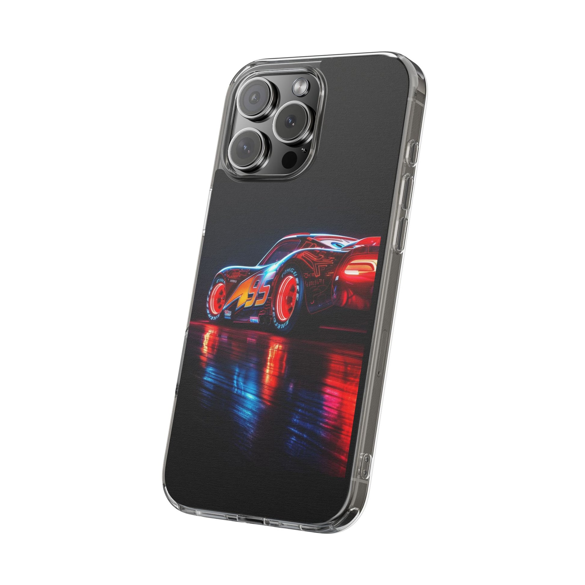 Lightning McQueen Themed Sports car Iphone, Samsung case