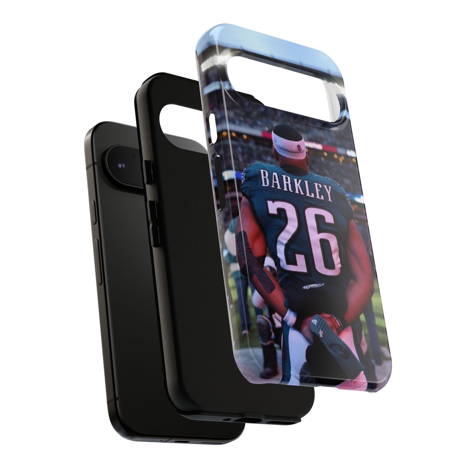 Eagles Football Saquon Barkley Tough Cases for iPhones, Samsung, and Pixel