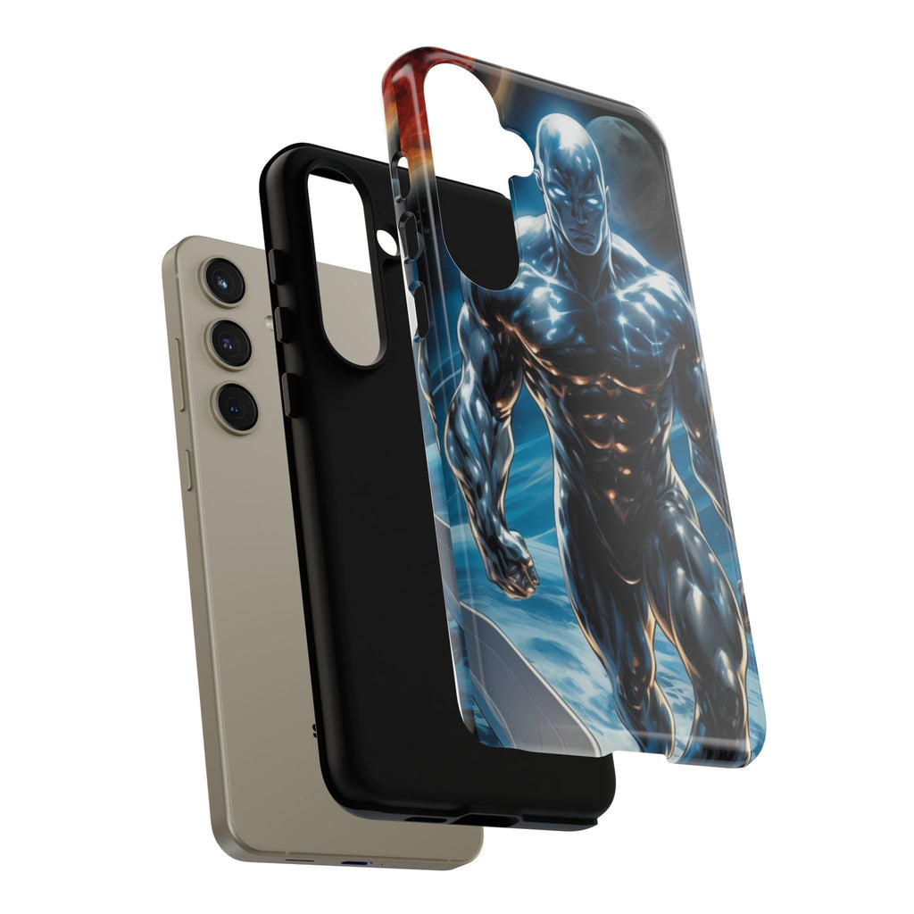 The Silver Surfer Comic Art Phone Case, Tough Cases for iPhones, Samsung, and Pixel