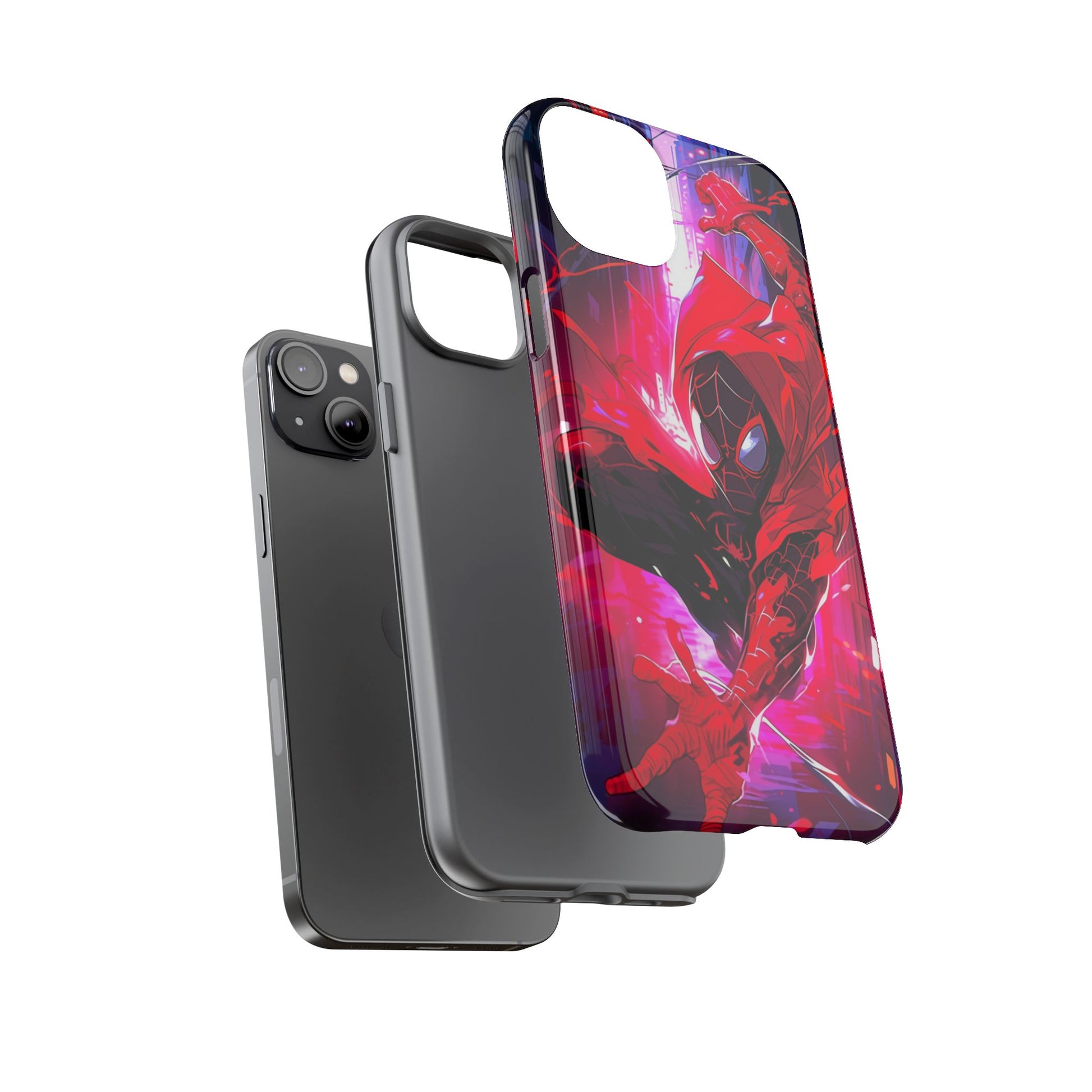 Miles Morales Spiderman Phone Case, Tough Cases for iPhones, Samsung, and Pixel