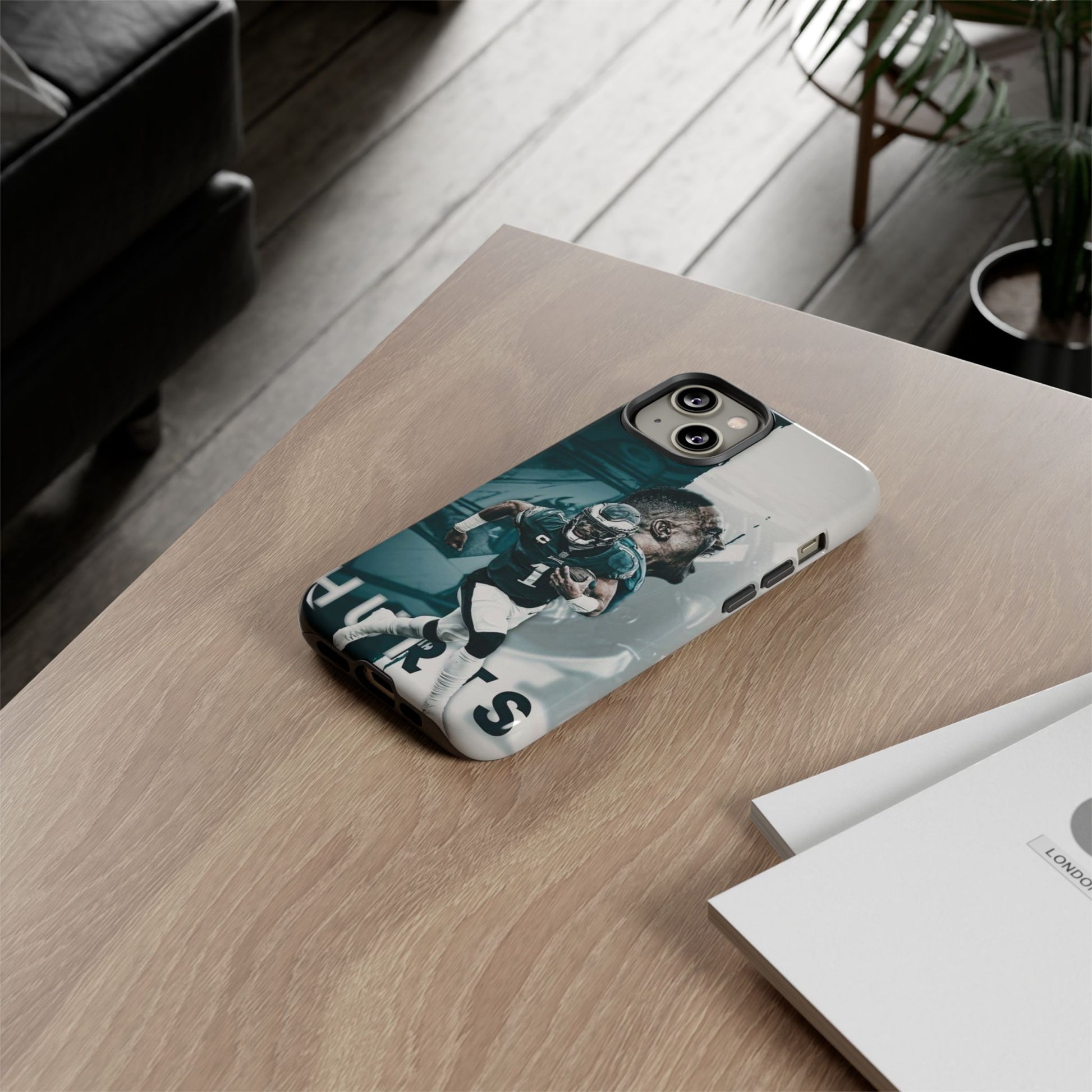 Jalen Hurts Eagles Football Tough Cases for iPhones, Samsung, and Pixel