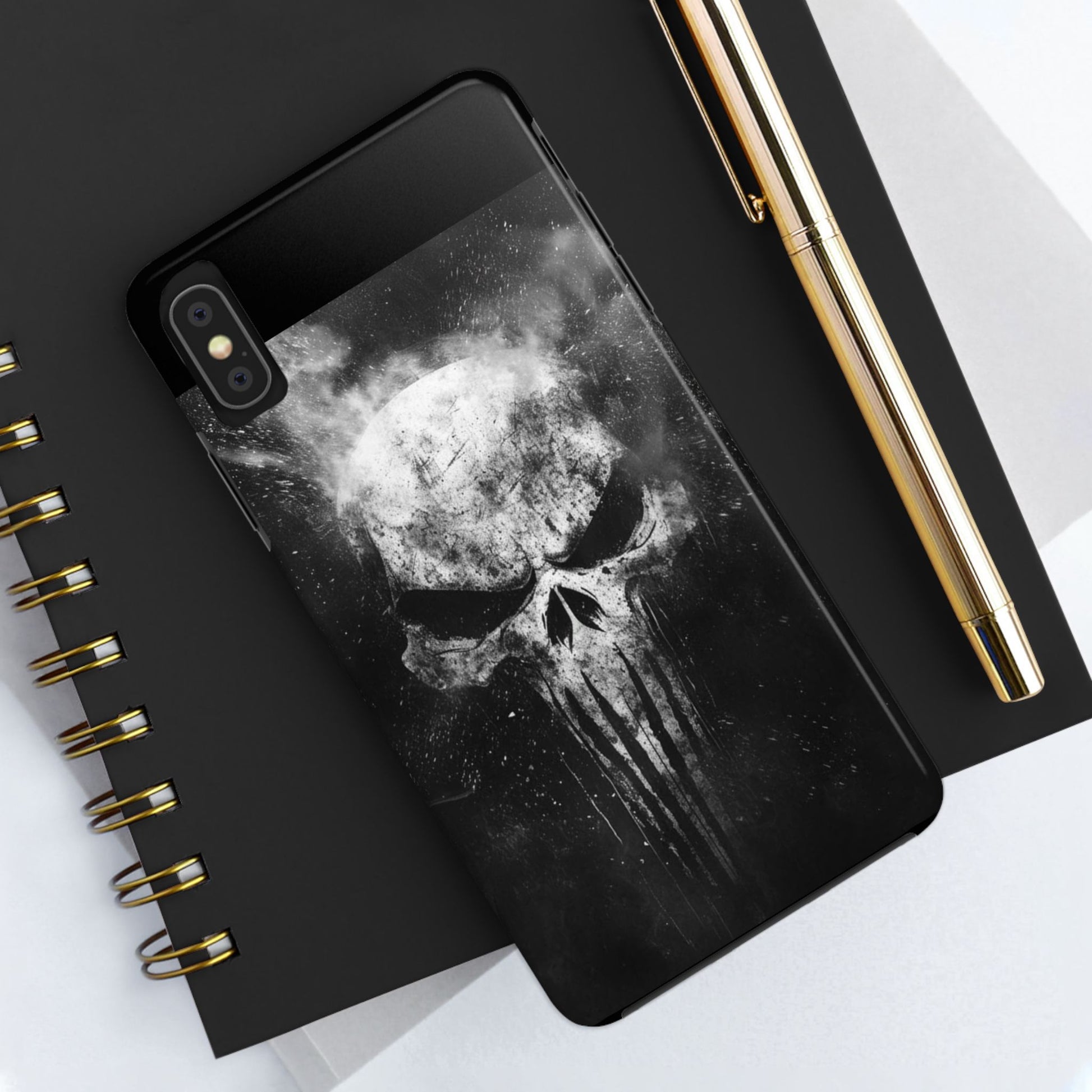 Smoking Skull Theme Phone Case for iPhone & Samsung Galaxy Phones
