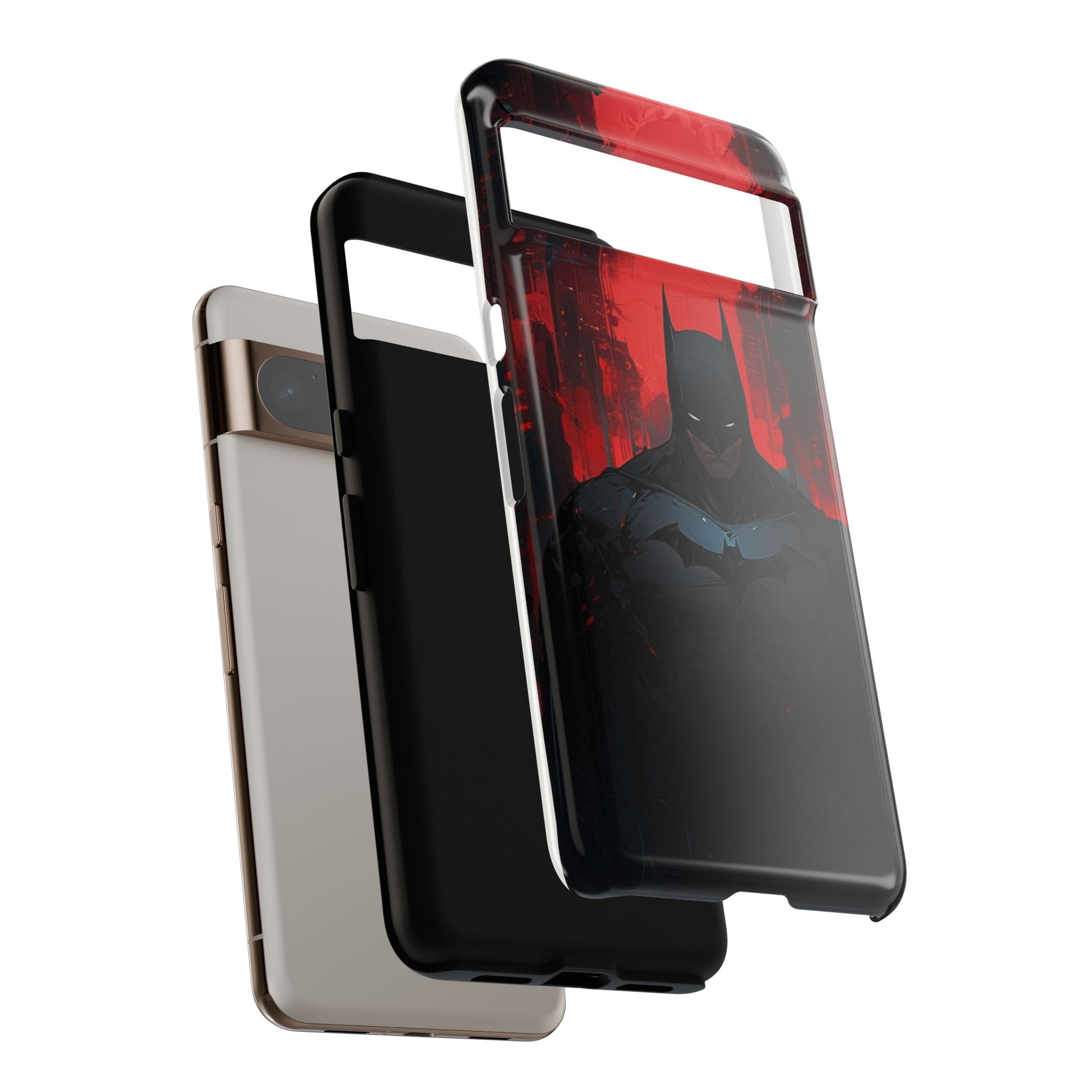 The Dark Knight Batman Tough Cases for iPhones, Samsung, and Pixel