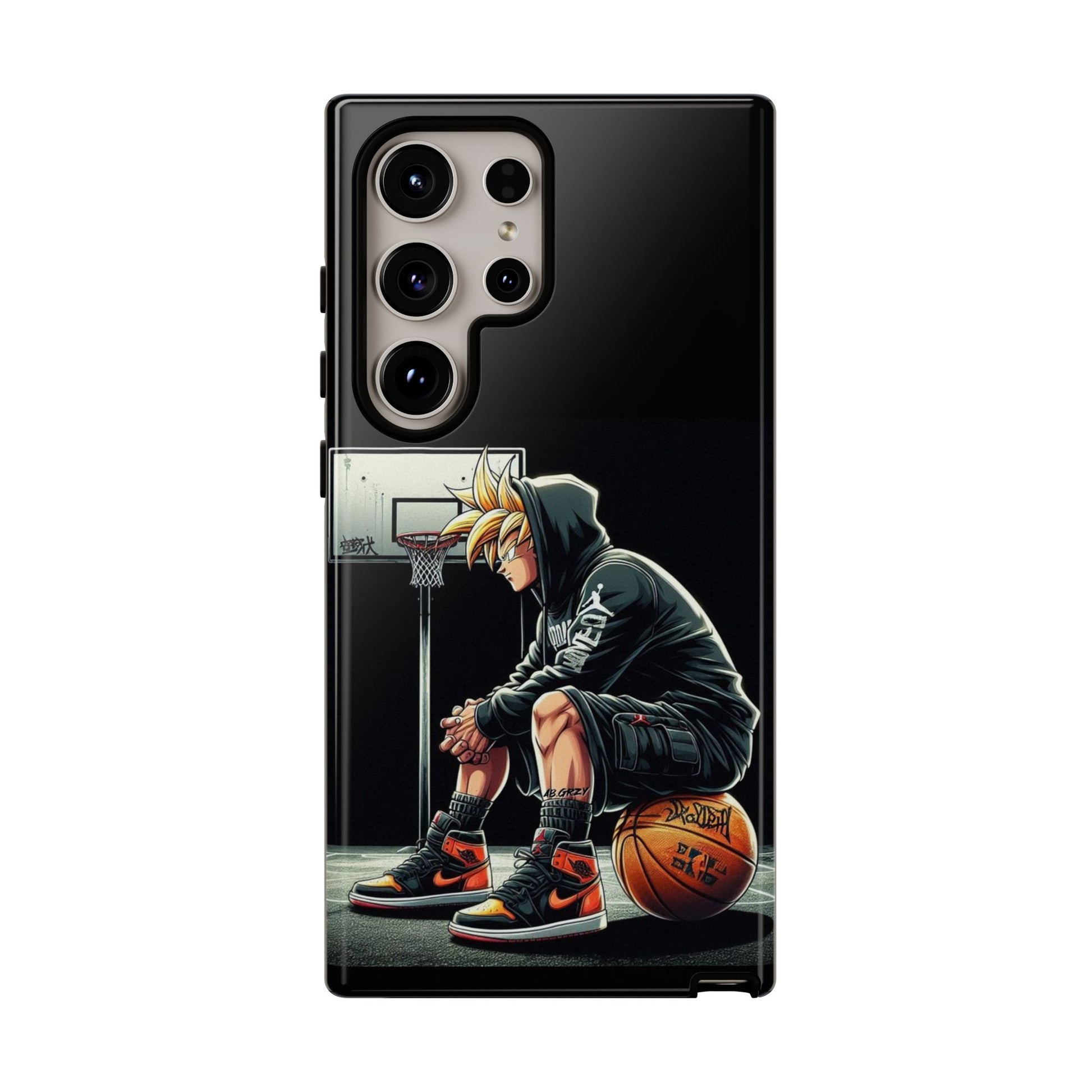 Son Goku Basketball Tough Cases for iPhones, Samsung, and Pixel
