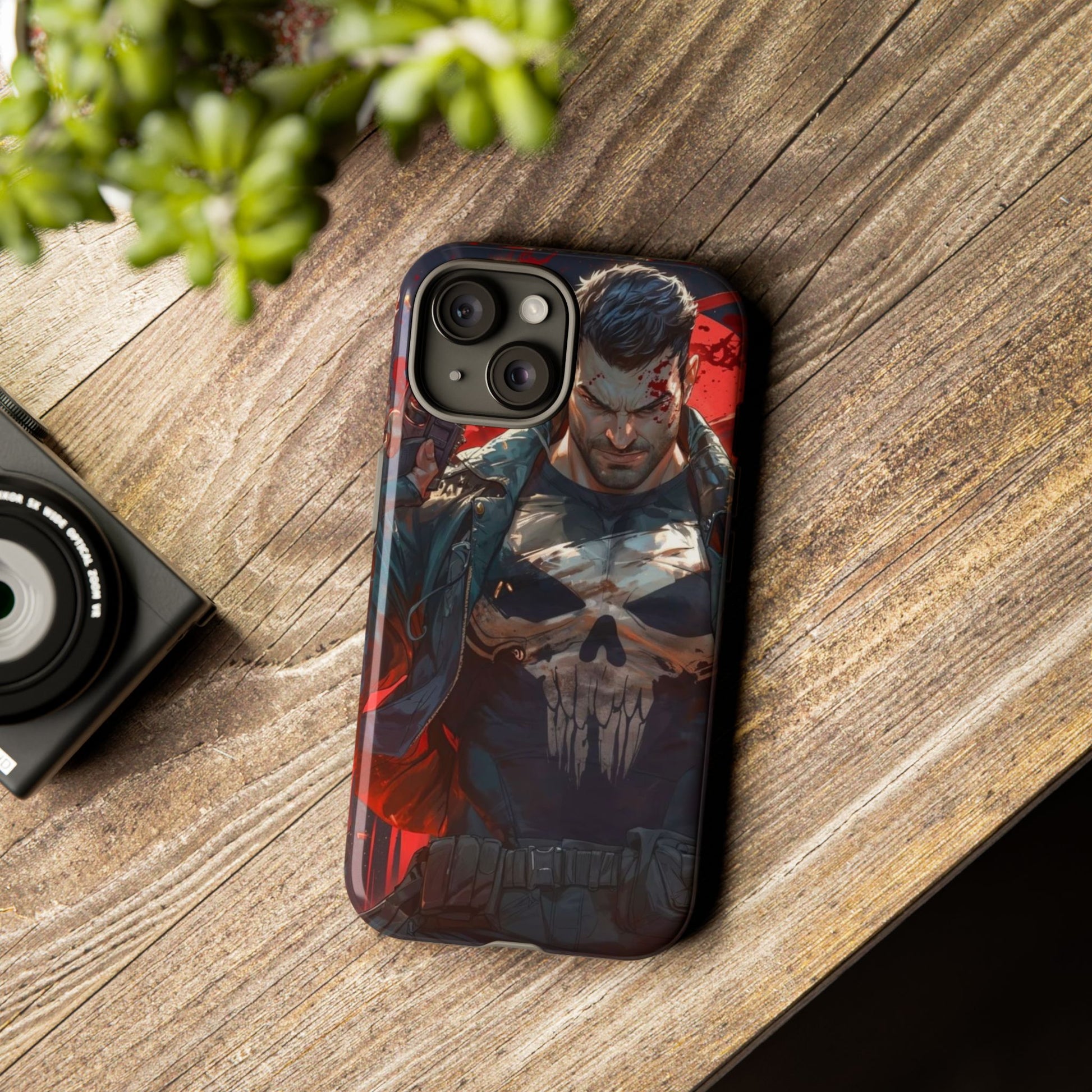 Punisher Tough Cases for iPhones, Samsung, and Pixel