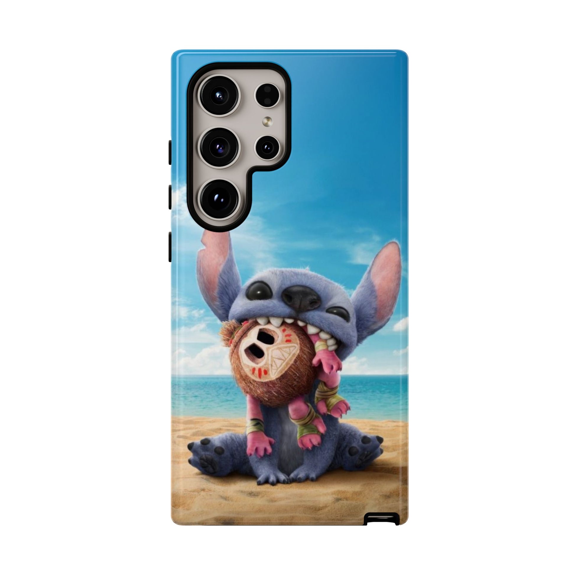 Stitch Beach Sunset Landscape Phone Case for iPhone, Samsung Galaxy, & Pixel Phones