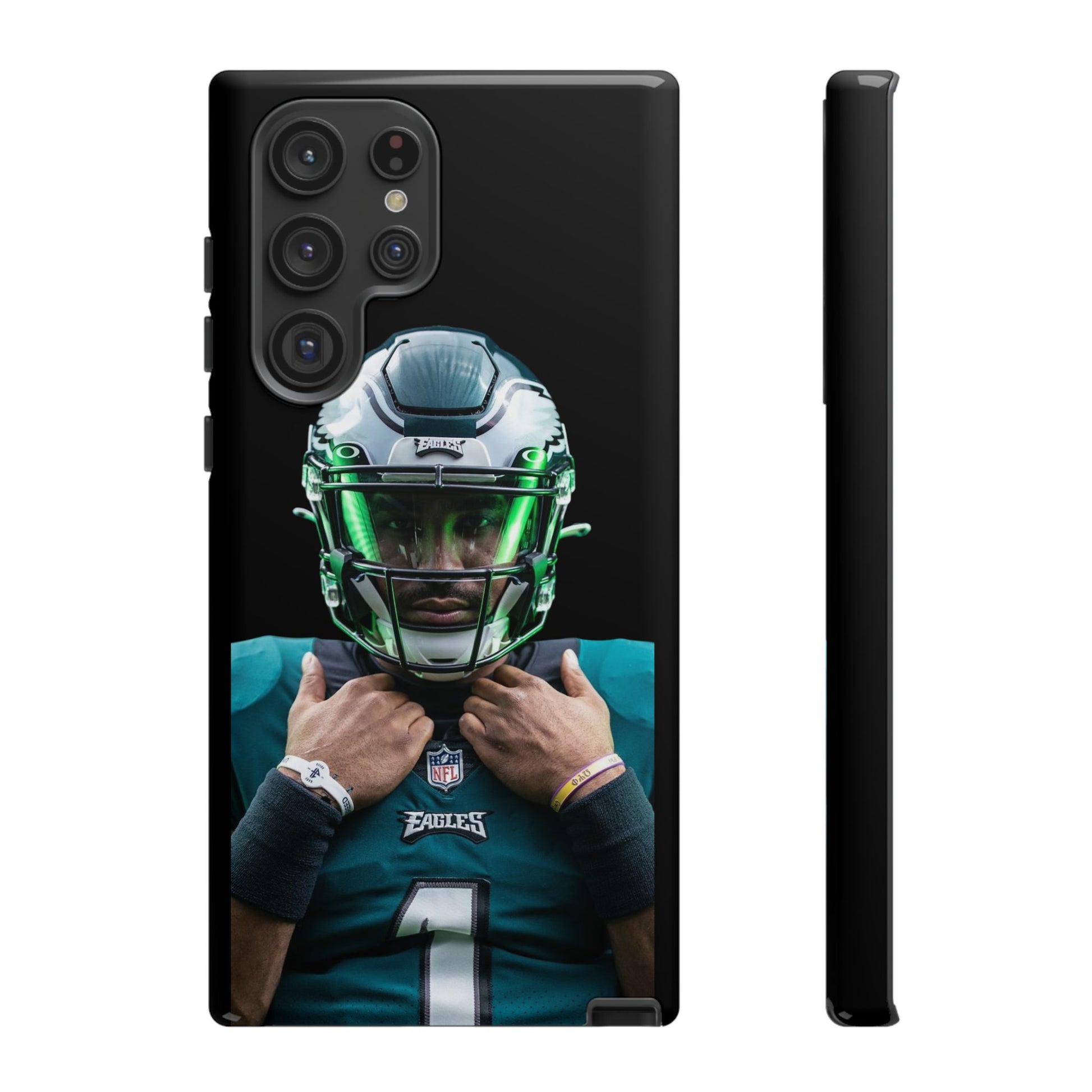 Eagles Football Jalen Hurts Tough Cases for iPhones, Samsung, and Pixel