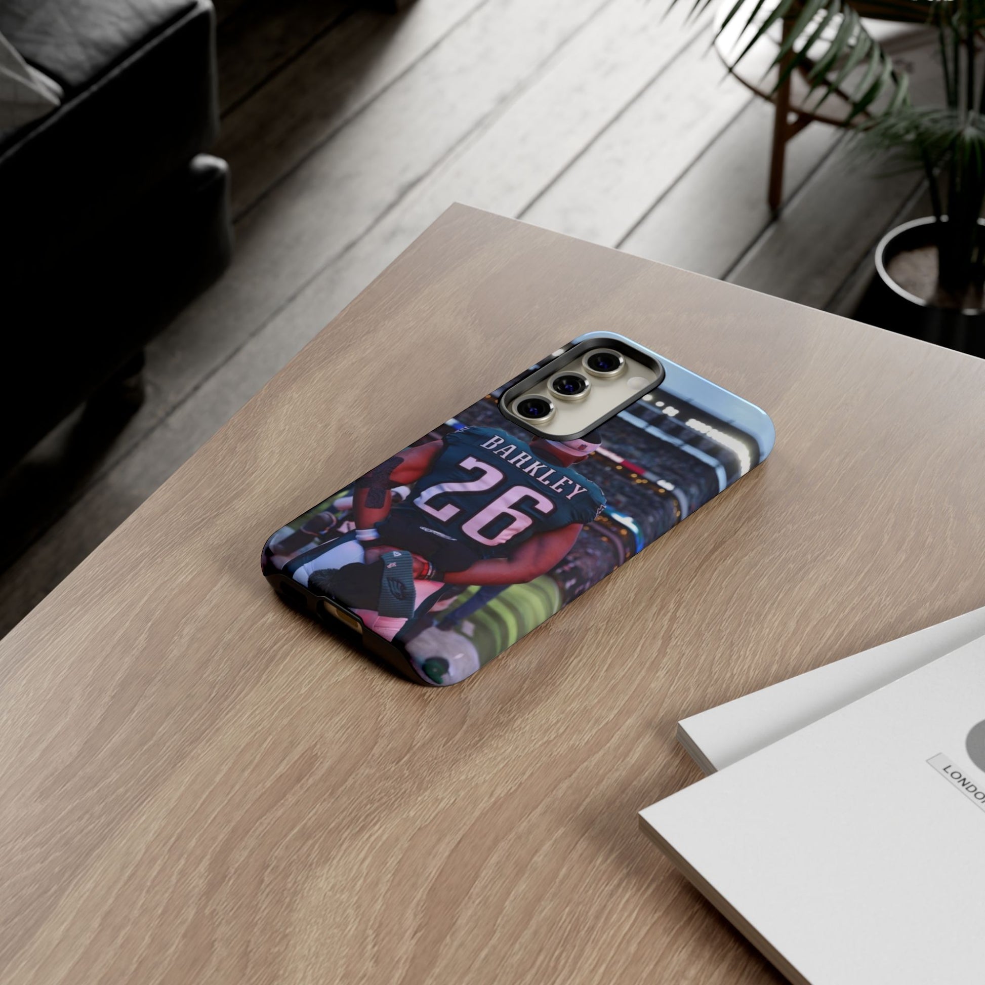 Eagles Football Saquon Barkley Tough Cases for iPhones, Samsung, and Pixel