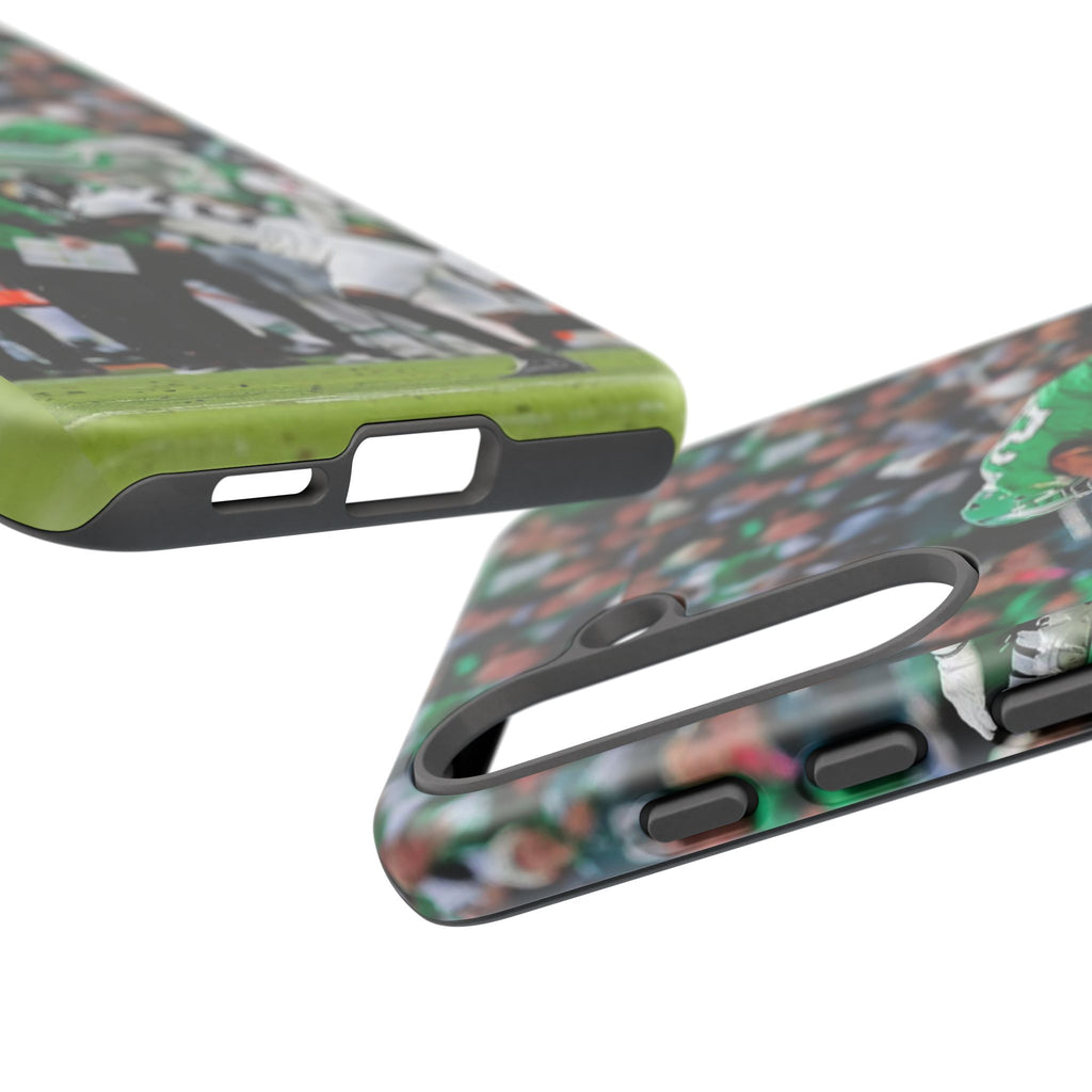 Saquon Barkley The Huddle Eagles Football Tough Cases for iPhones, Samsung, and Pixel