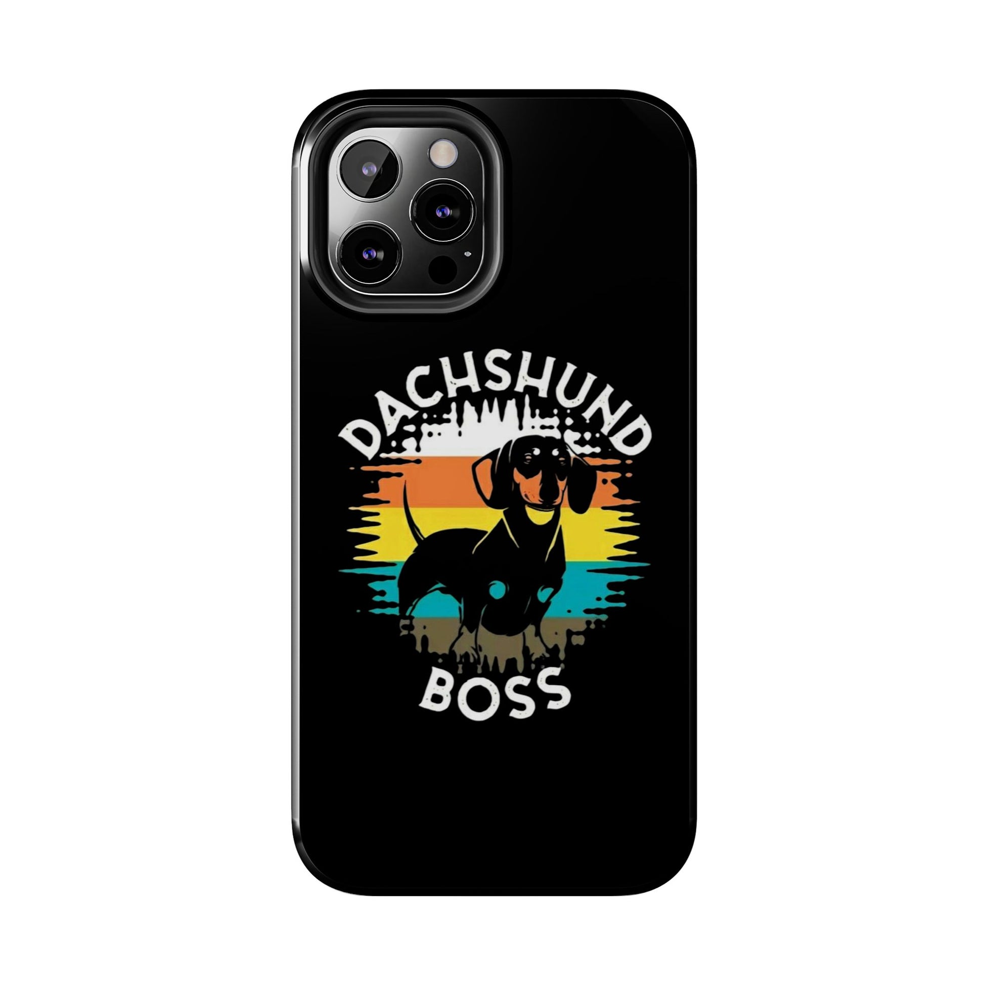Dachshund Boss Theme Phone Cases for iPhones & Samsung Phones