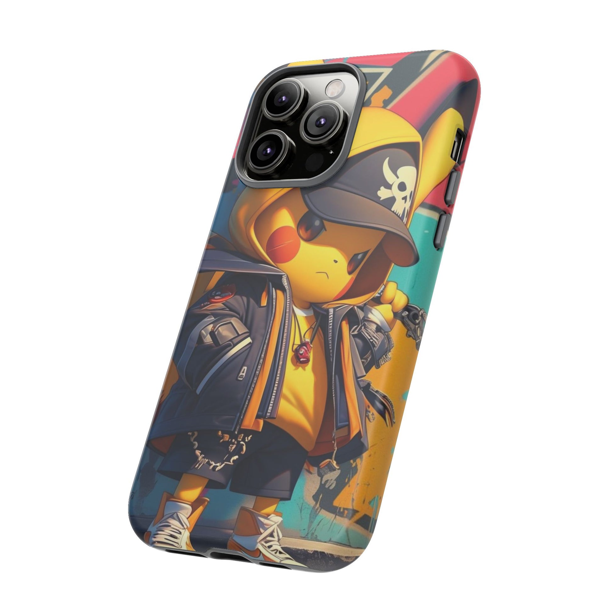 Cute Poke Bear Phone Case, Tough Cases for iPhones, Samsung, and Pixel
